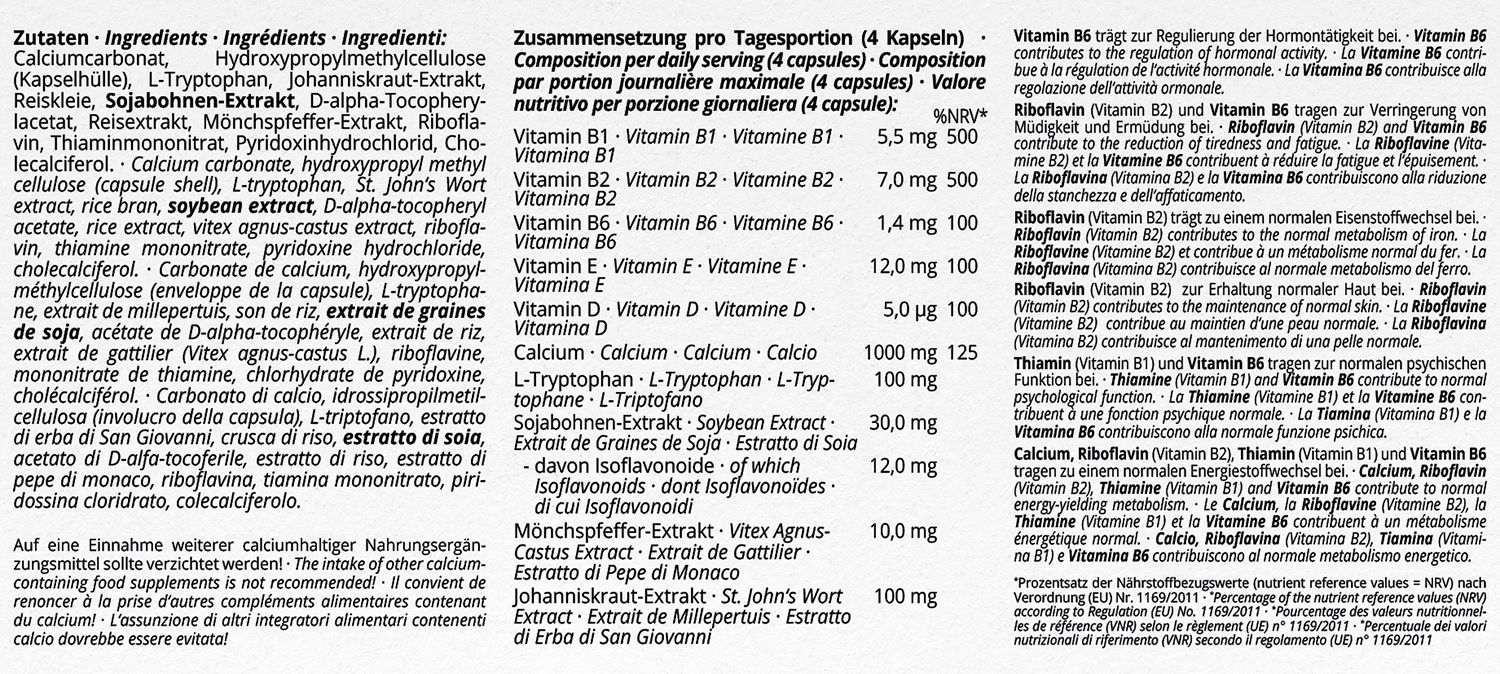 nutri+ PMS Kapseln Perfect Mood Support