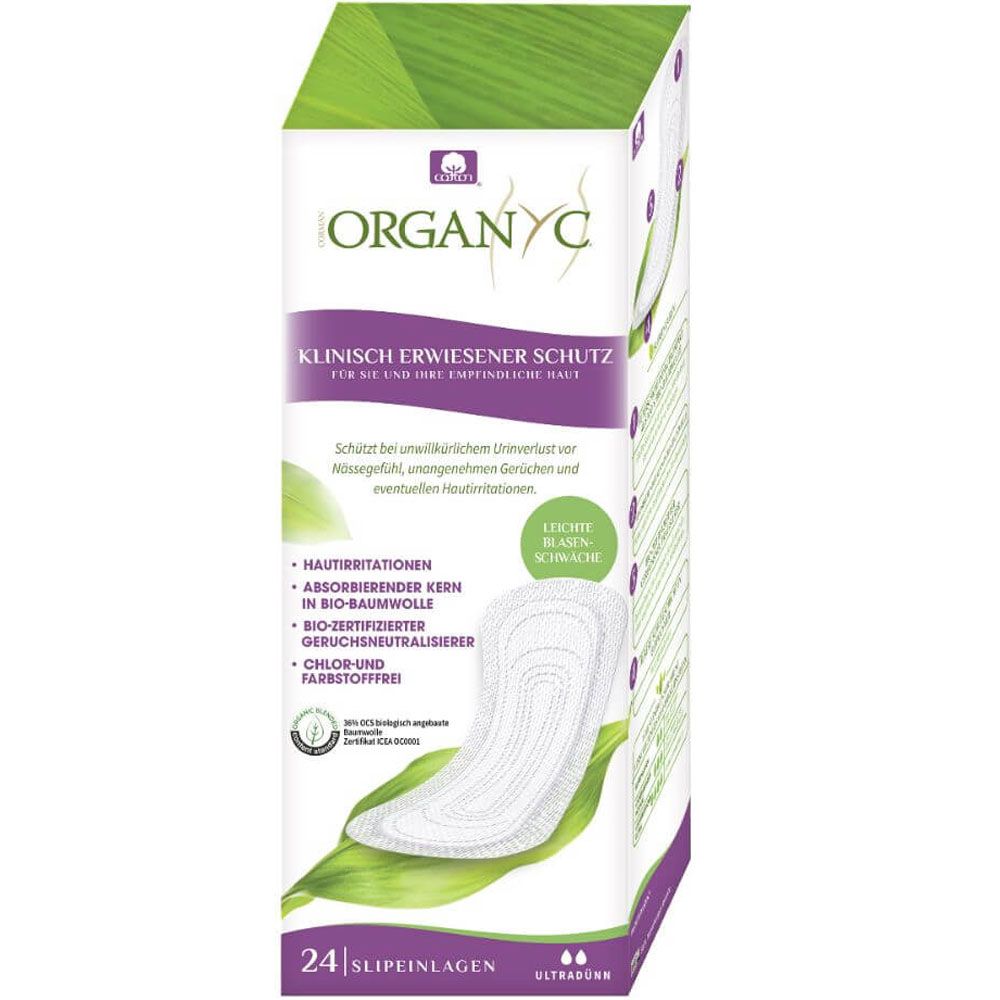 Organyc Slipeinlagen flach 24 Stück 1 St