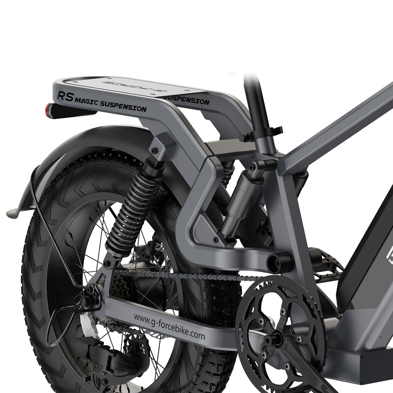 G-FORCE RS Vollgefedertes E-Bike, 48V 15Ah herausnehmbarer Akku