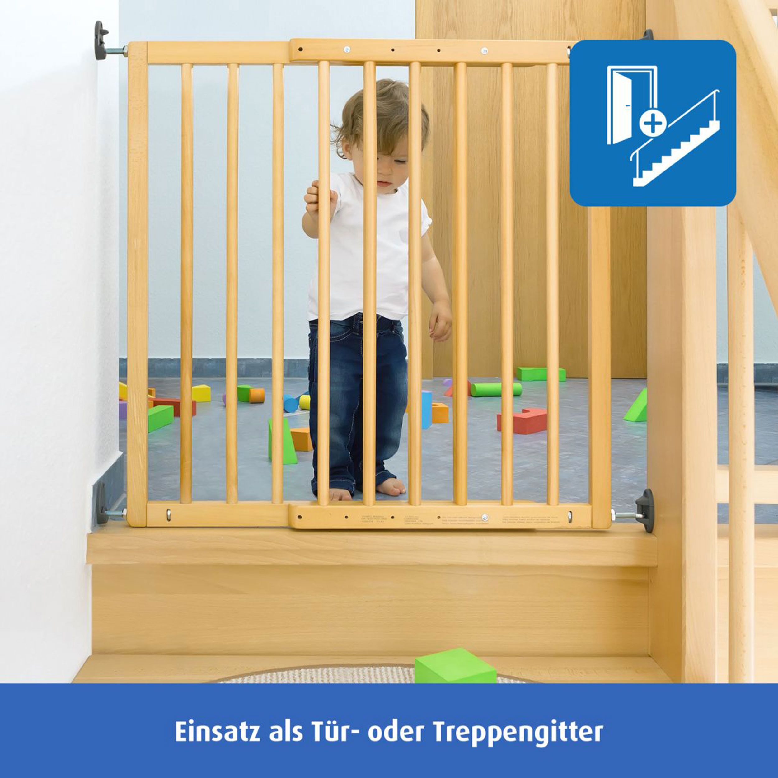reer Basic Schraubgitter, Holz, 65.5 - 106 cm