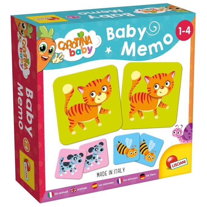 Lisciani 80045 Carta da gioco Memoria