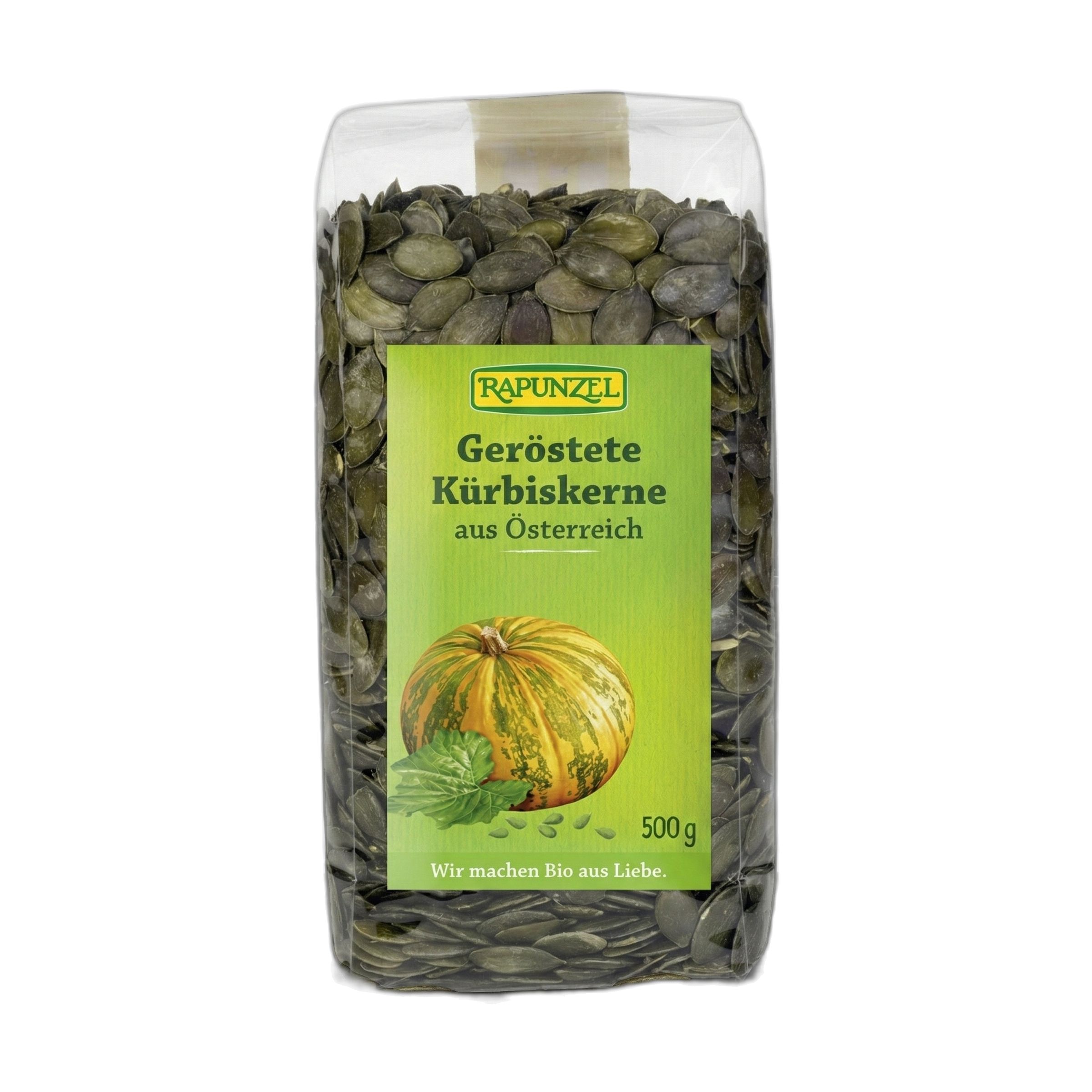 Rapunzel Bio Kürbiskerne geröstet 6 Pk Kerne