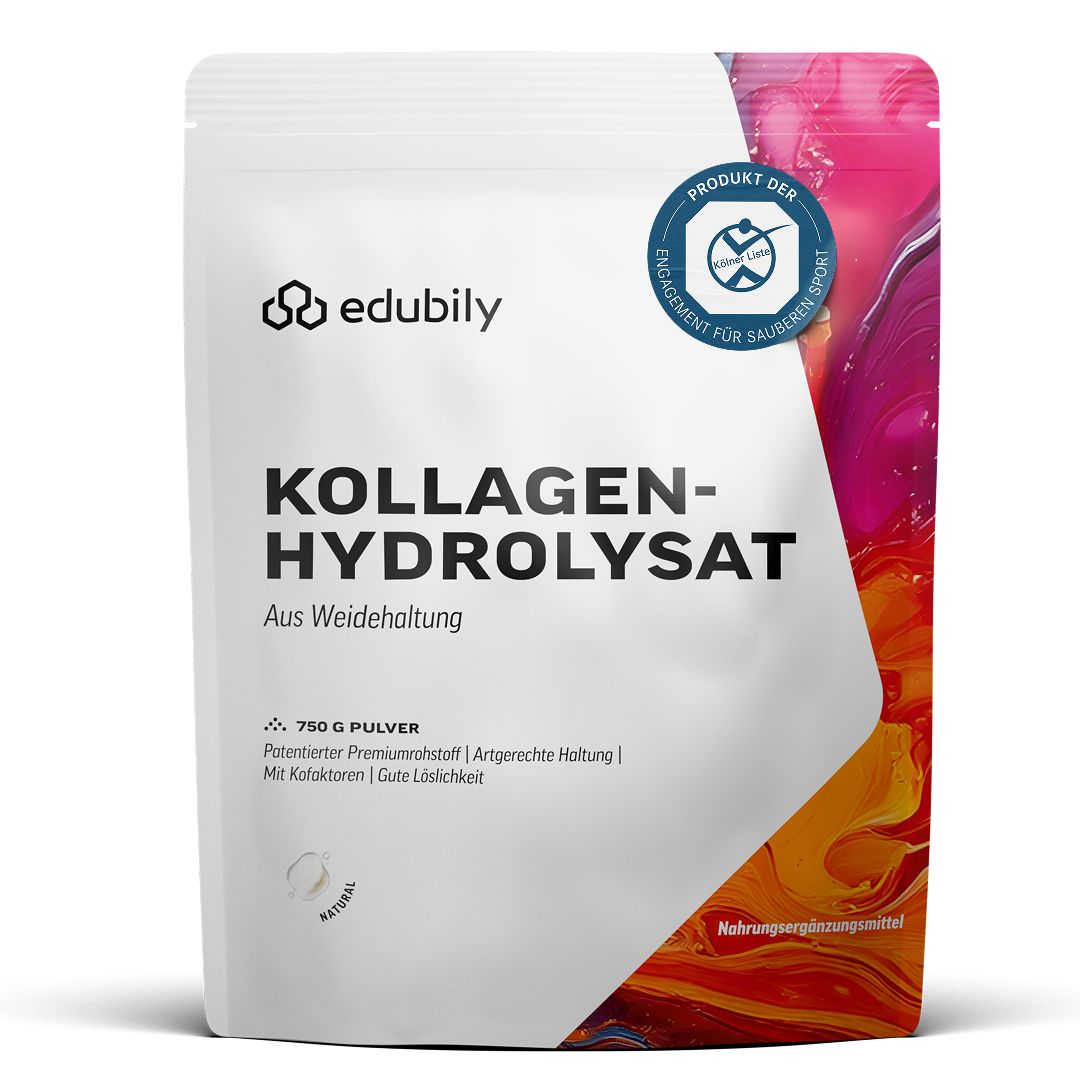 edubily® Kollagen-Hydrolysat Pulver aus Weidehaltung Neutral 750 g