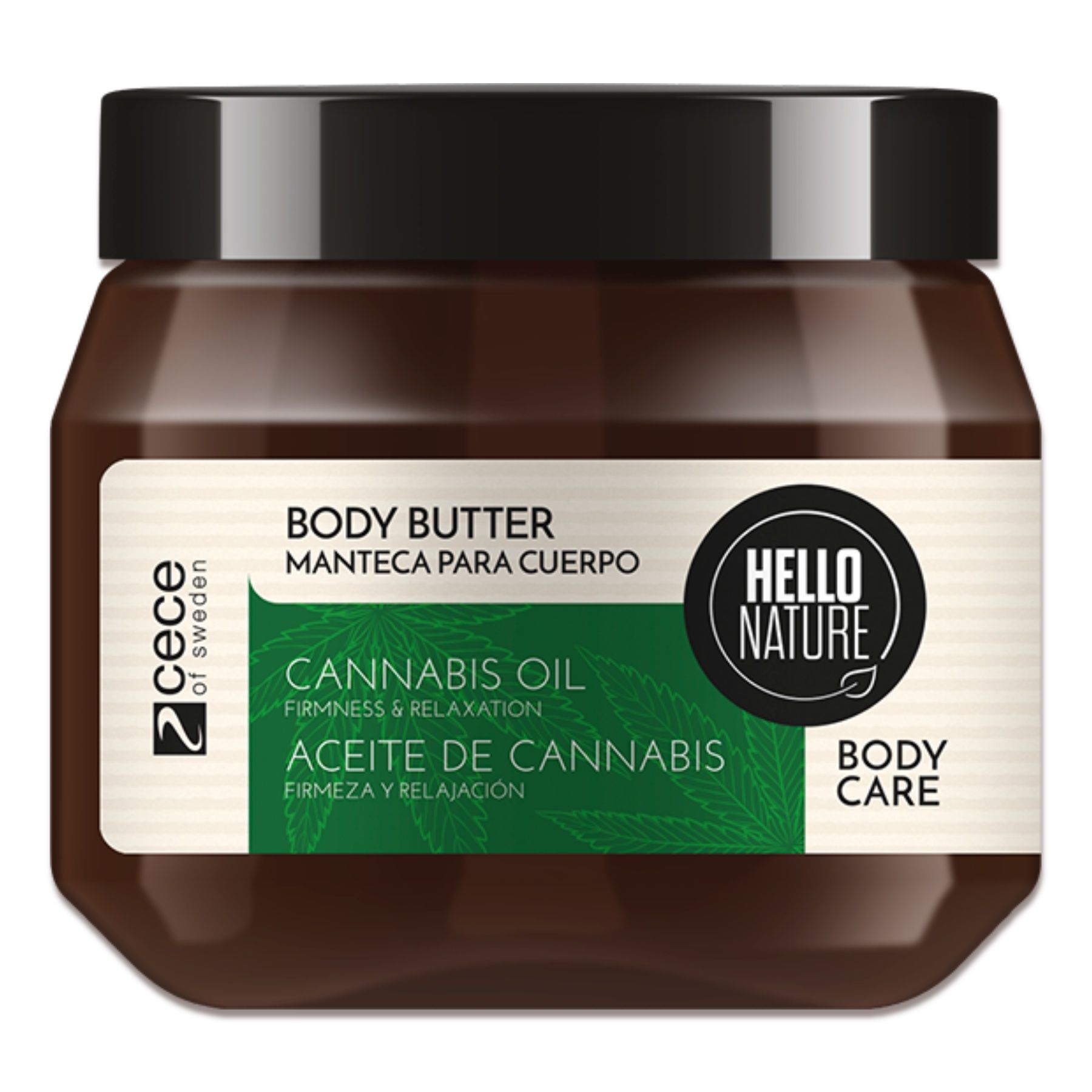 Hello Nature Körperbutter  Body Butter für Hautpflege Cannabis Hanföl