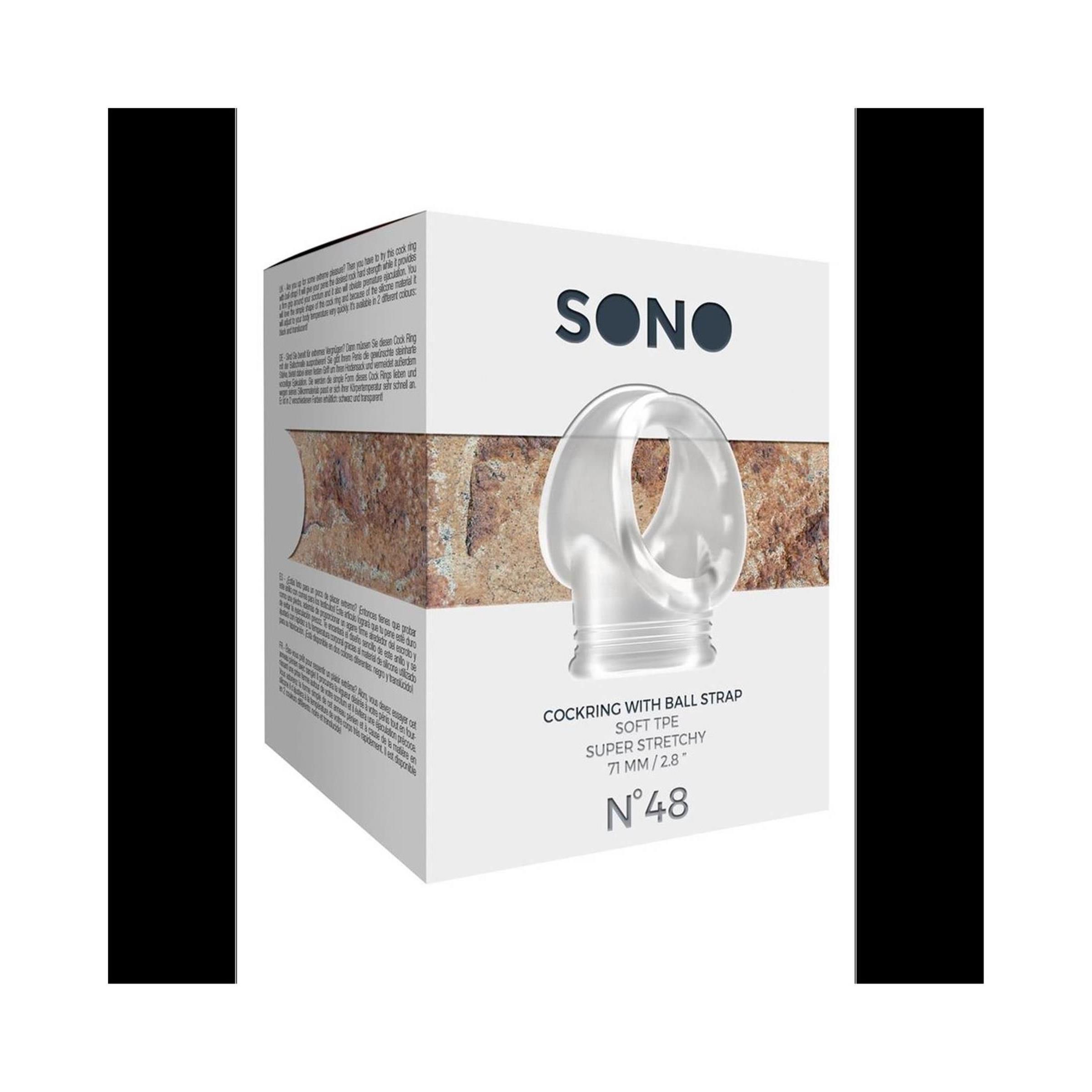 Sono by Shots - No.48 - Cockring with Ball Strap