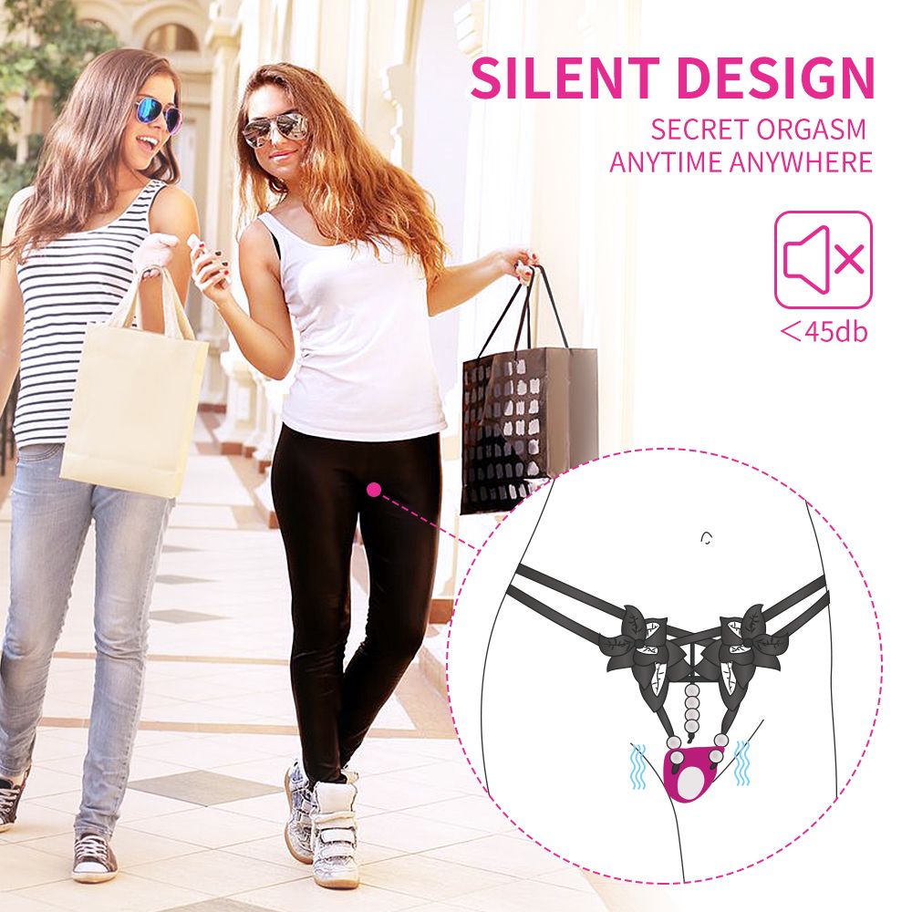 Frauen gehen spazieren. Dessous mit Vibrator. Fernbedienung. Text: SILENT DESIGN, <45db.