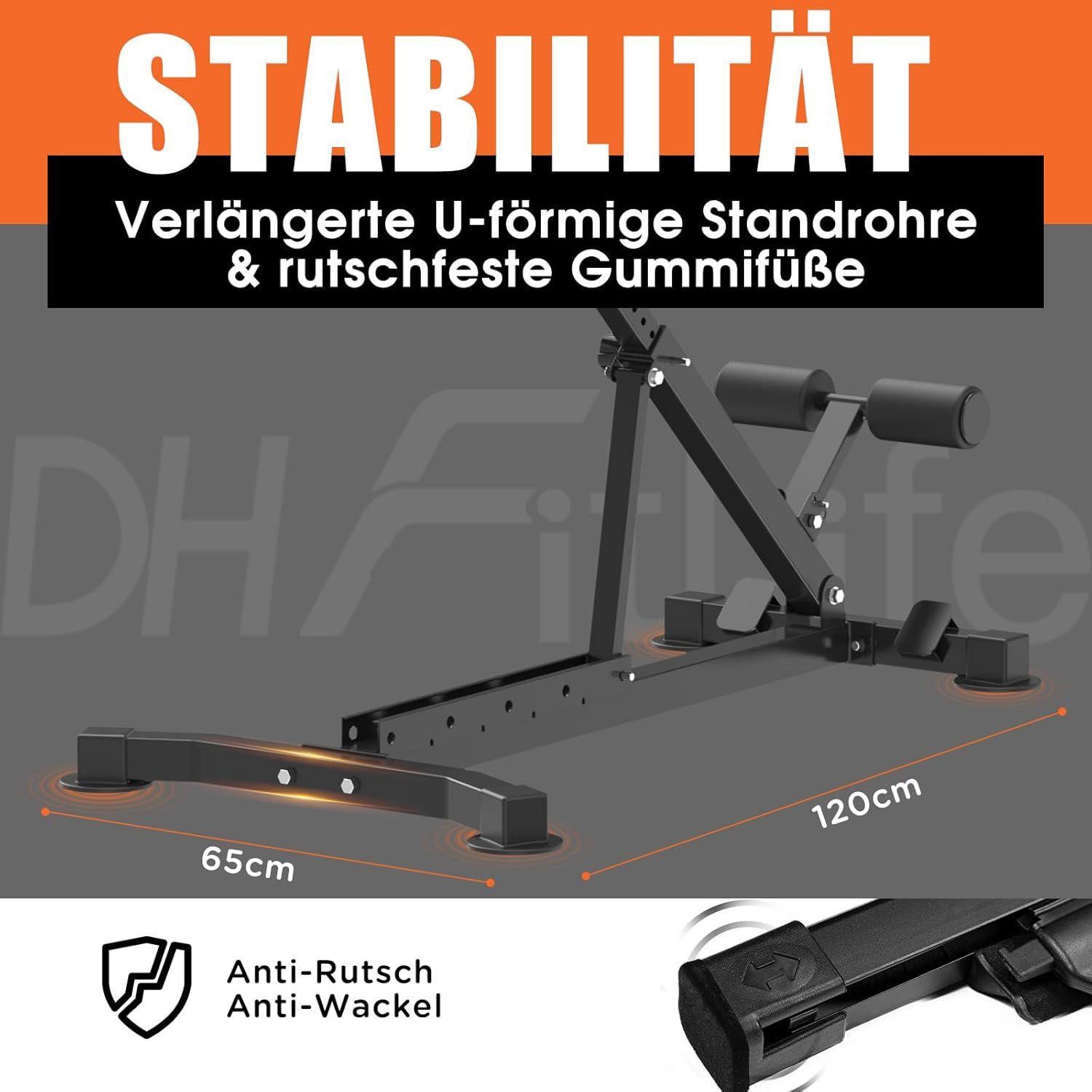 DH FitLife 5in1 verstellbarer Roman Chair