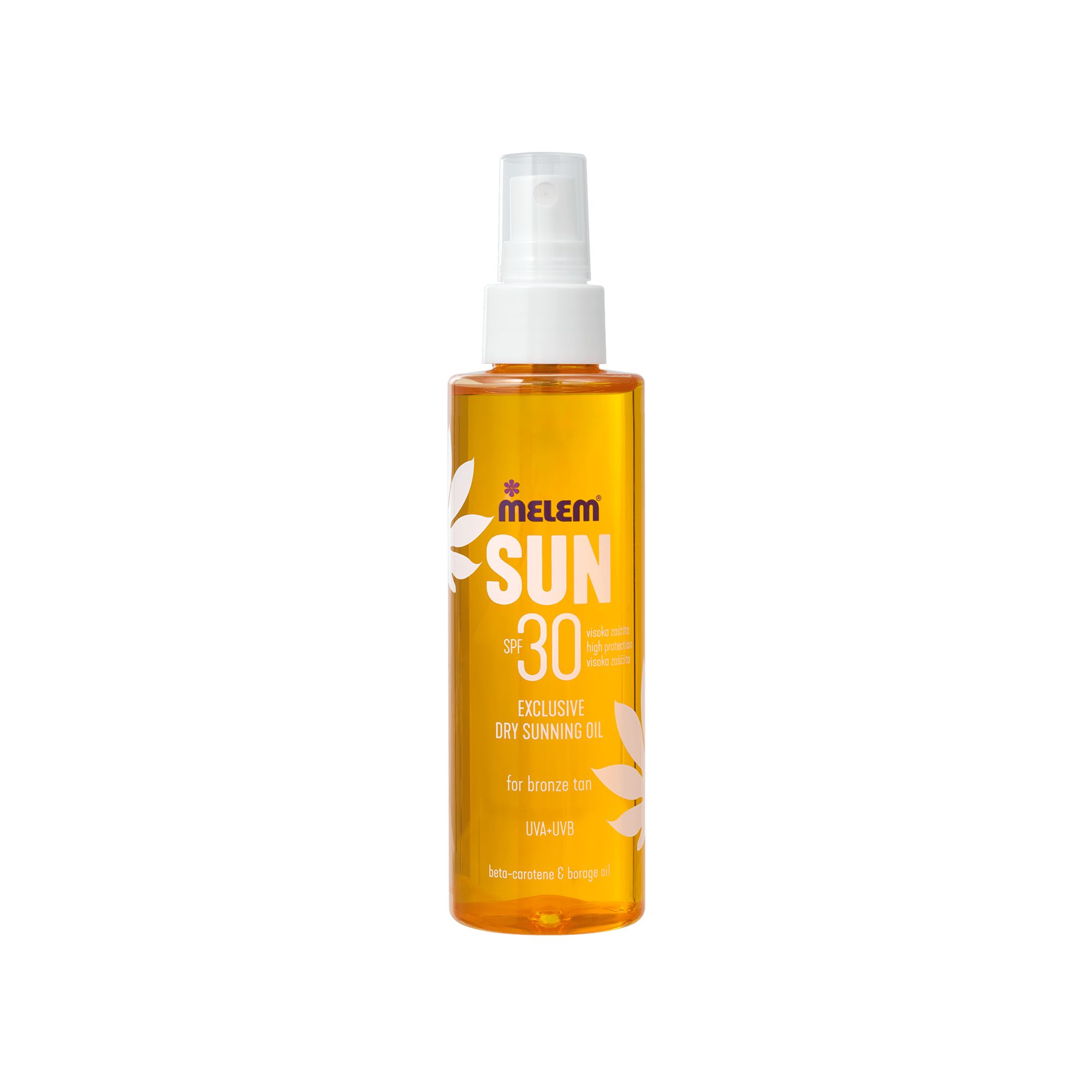 Melem Sun Dry Oil SPF 30– Sonnenöl mit UVA/UVB-Schutz 150 ml