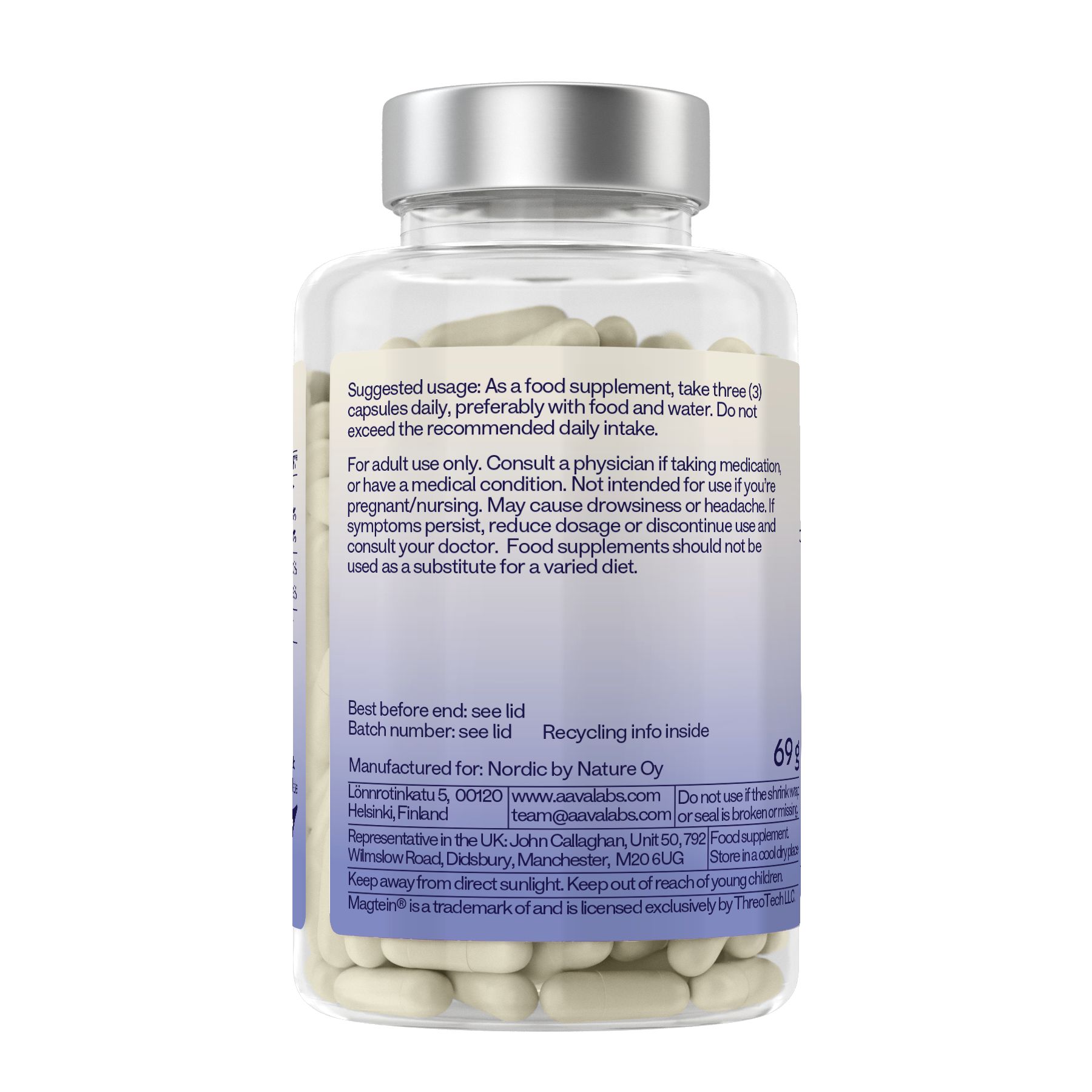 Aavalabs Magnesium L-Threonat