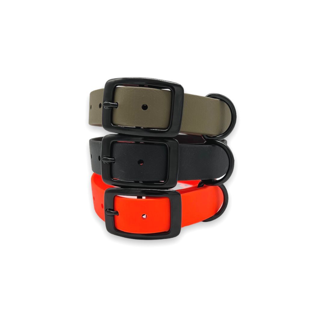 BioThane® Hundehalsband NEO Black - WOOFSTUFF
