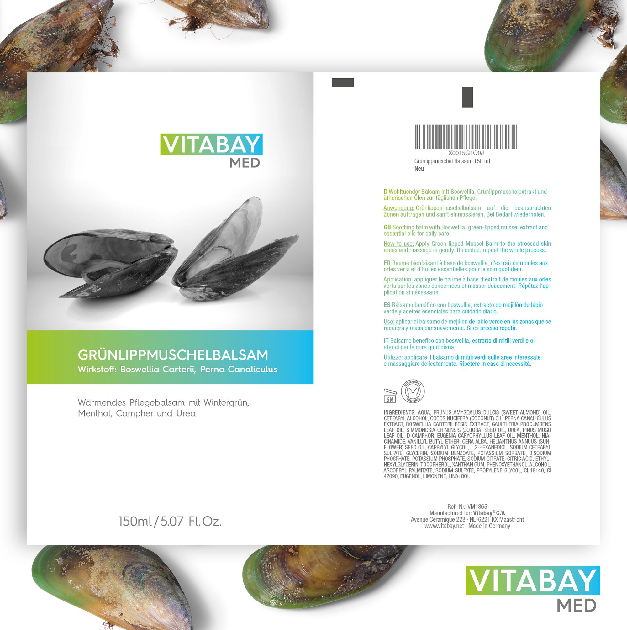 Vitabay Grünlippenmuschel Balsam