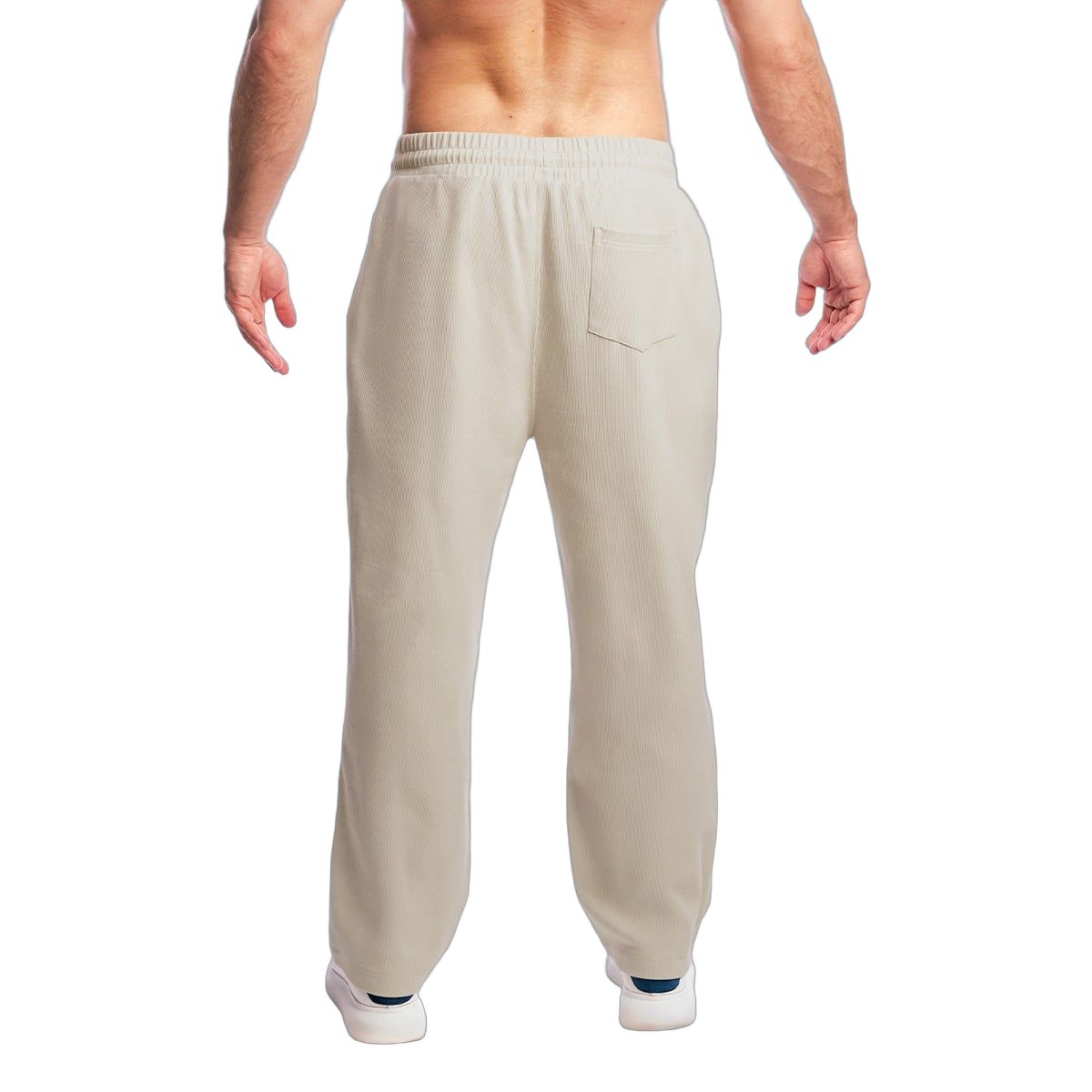 GymBeam Herren Jogginghose Oversized mit Kordelzug in Grau