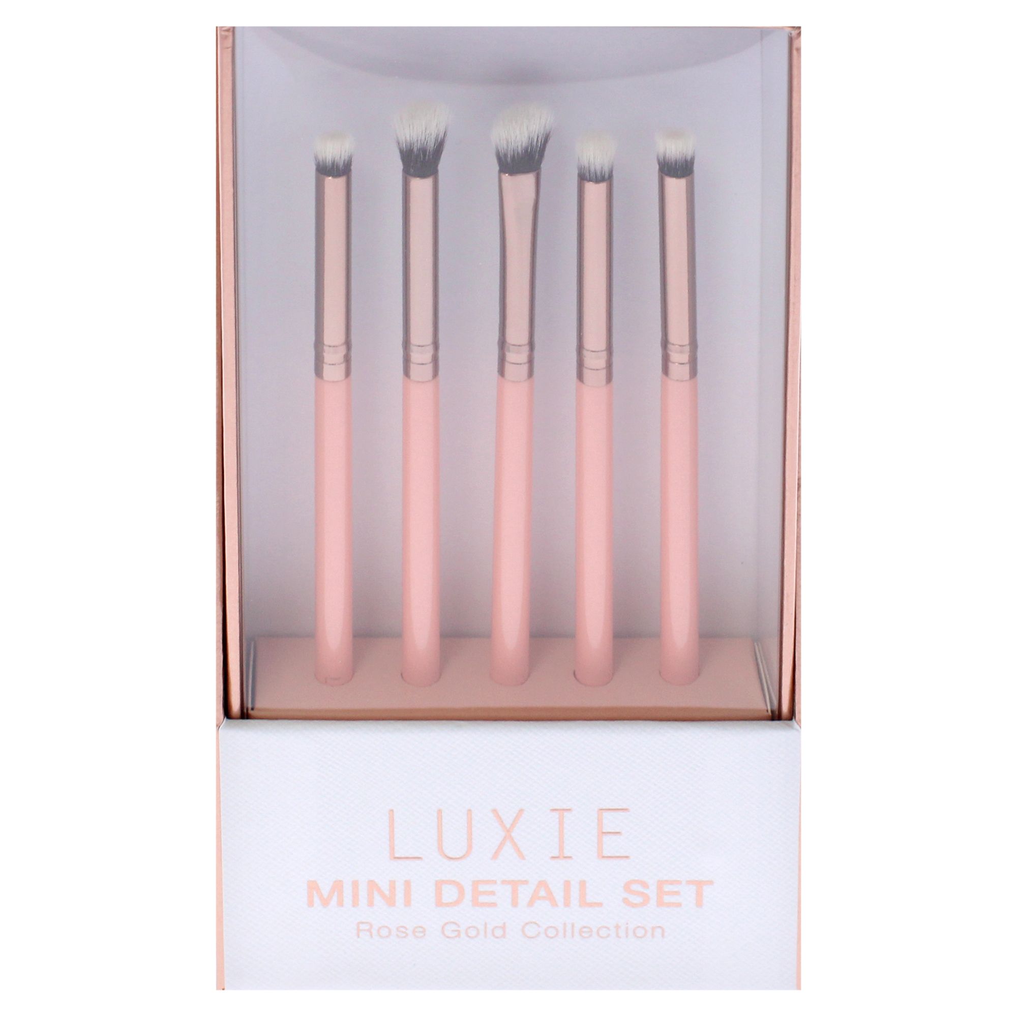 Luxie Rose Gold Mini Detail Pinsel Set