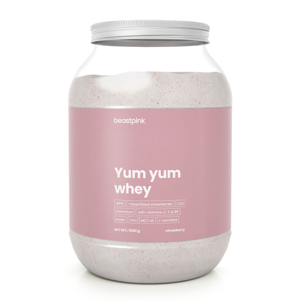 GymBeam Yum Whey Molkenprotein-Konzentrat Pulver 1000 g