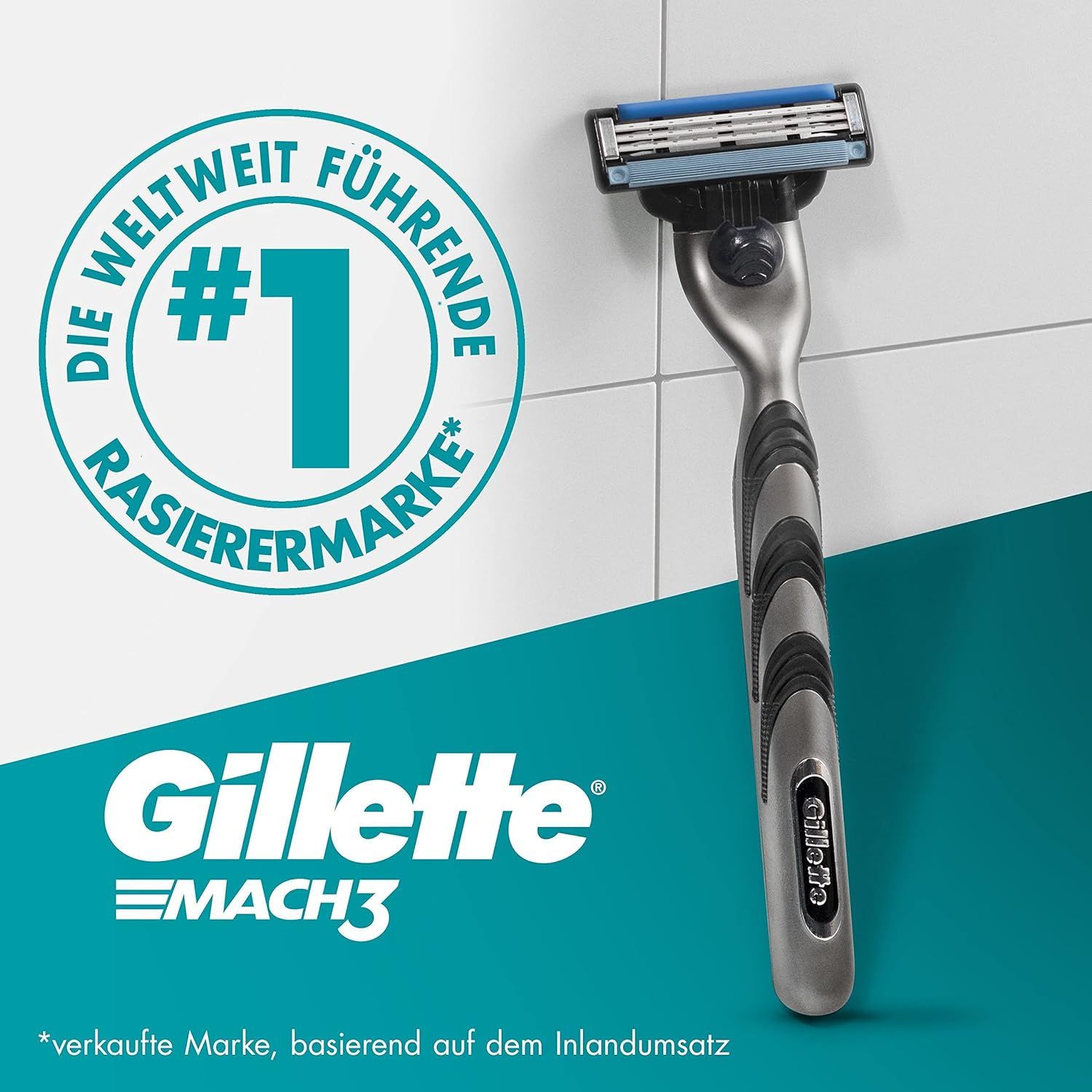 Gillette Mach3 Systemklingen mit Handstück
