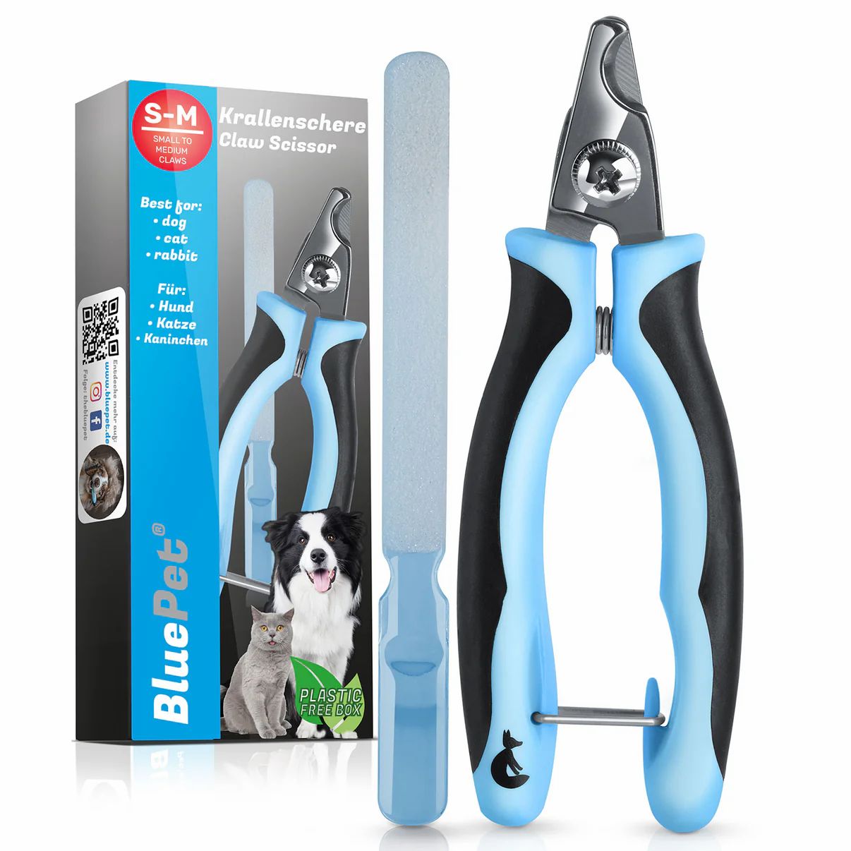 BluePet Krallenschere/Nagelschere für Hunde & Katzen 1 St