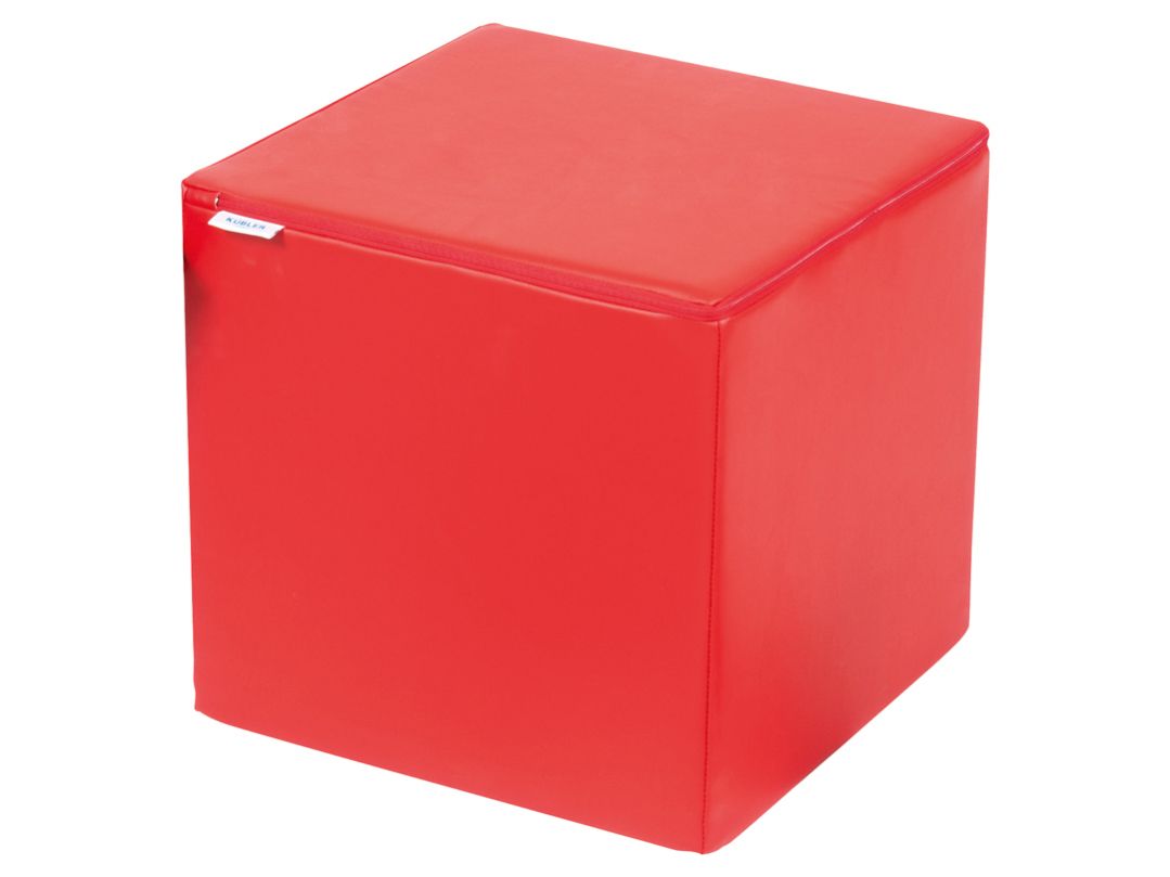 Kübler Sport® Lagerungswürfel, Rot, 50 x 50 x 50 cm