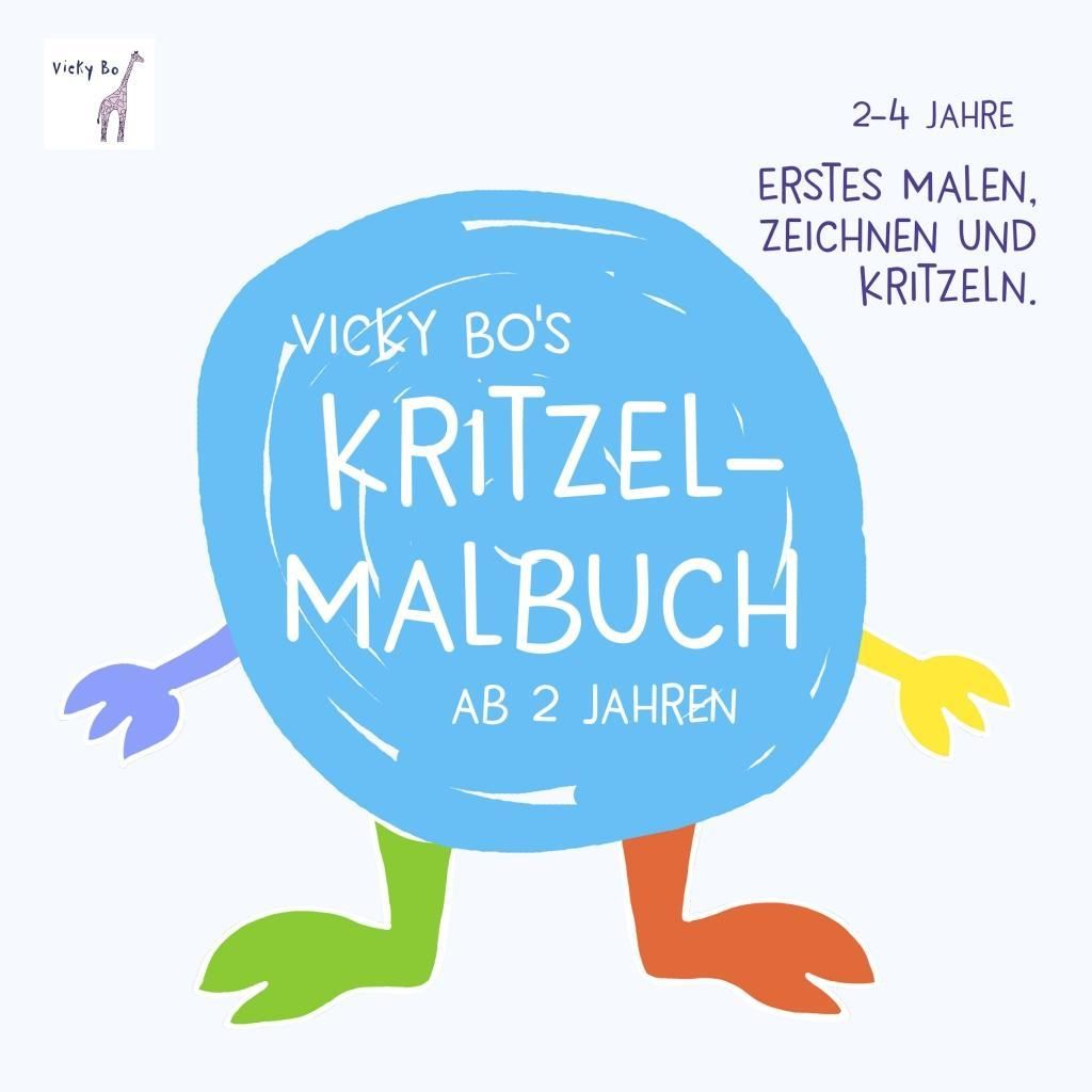 Kritzel-Malbuch ab 2 Jahre Malbuch