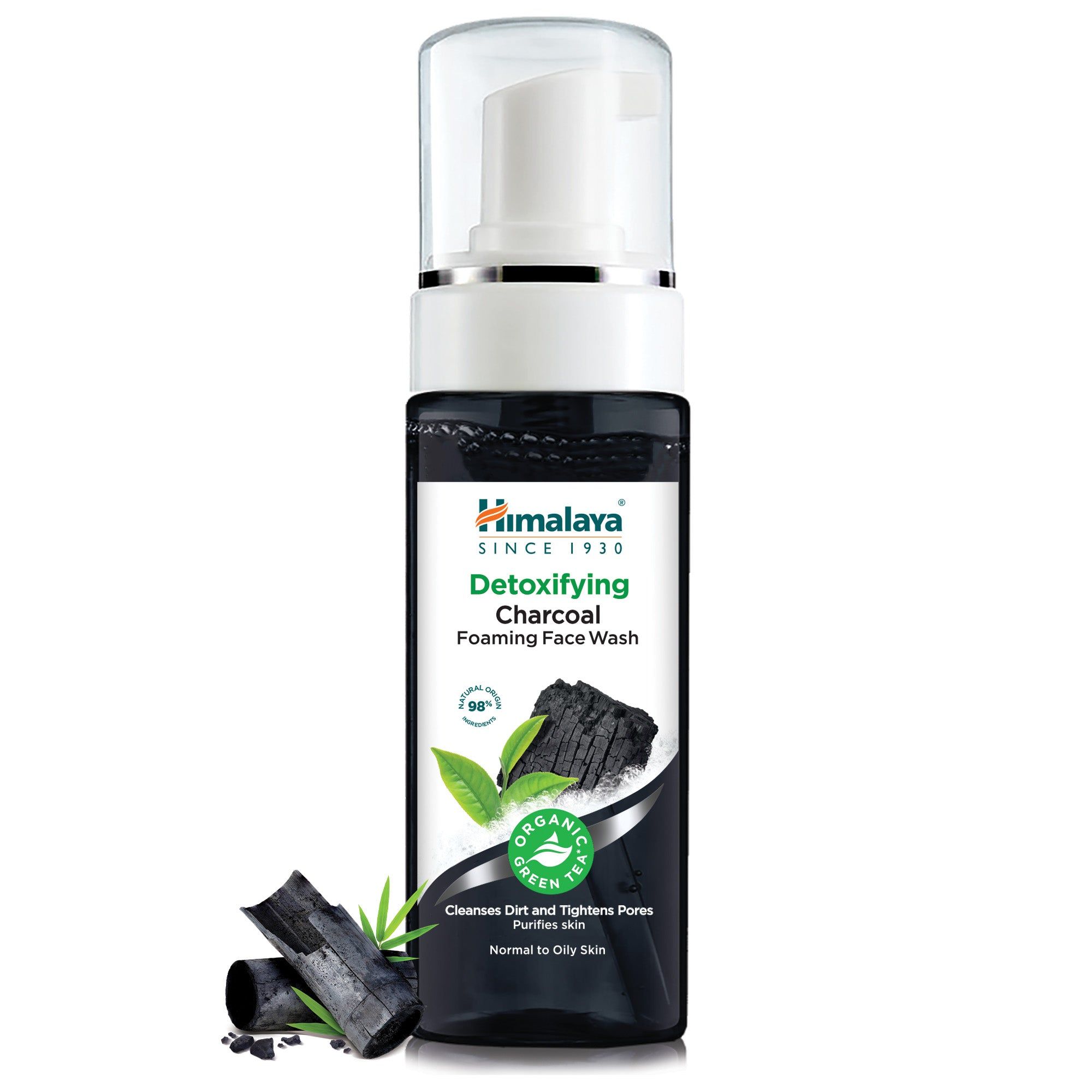 Himalaya Entgiftende, Schäumende Gesichtswäsche AUS Holzkohle 150 ml