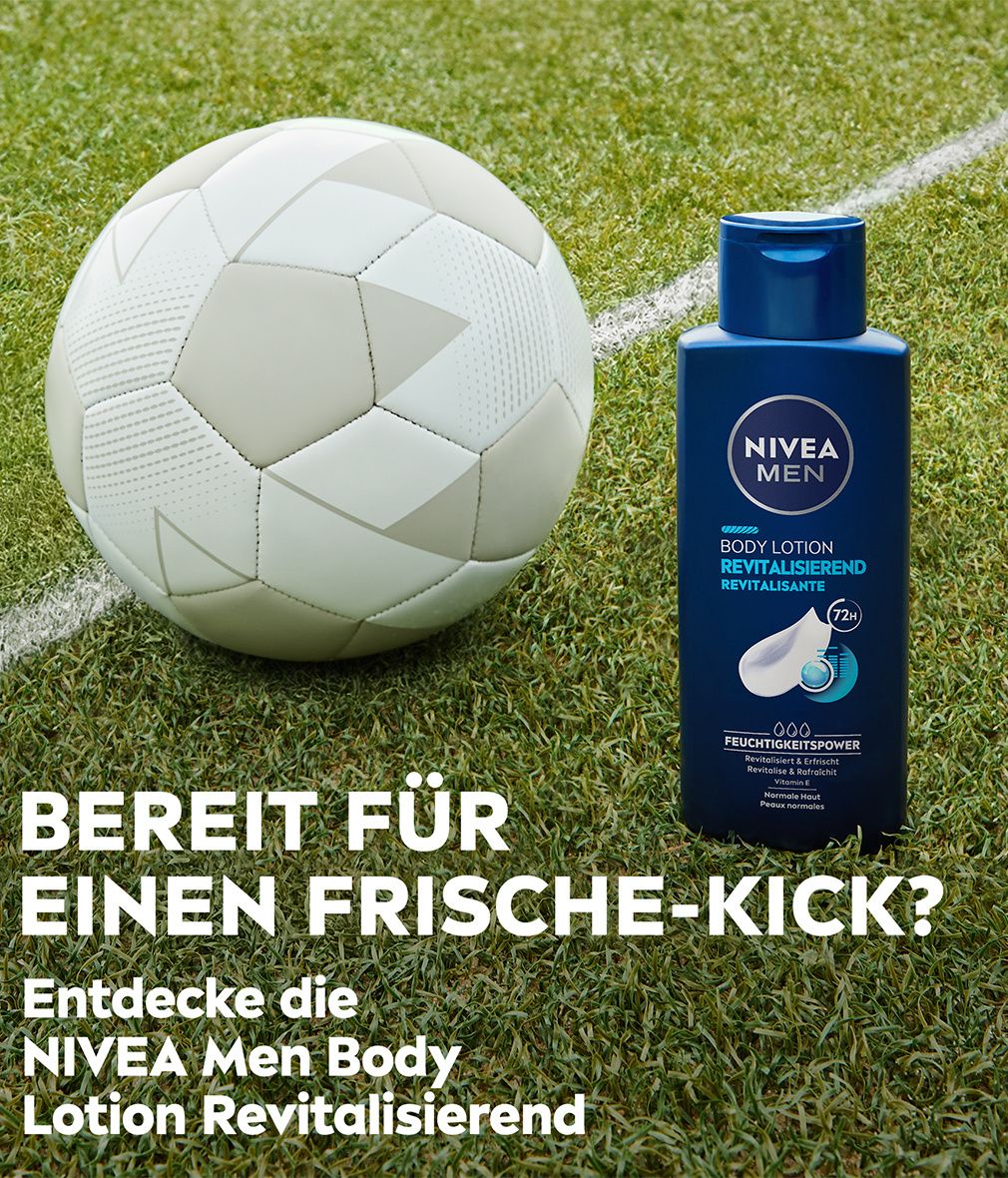 NIVEA MEN Body Lotion Revitalisierend Erfrischend 24h Feuchtigkeit