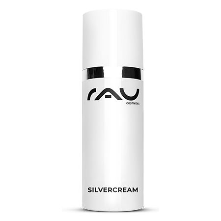 RAU Cosmetics Silvercream - Silbercreme mit Mikrosilber bei Pickel, Mitesser, Akne und Unreinheiten
