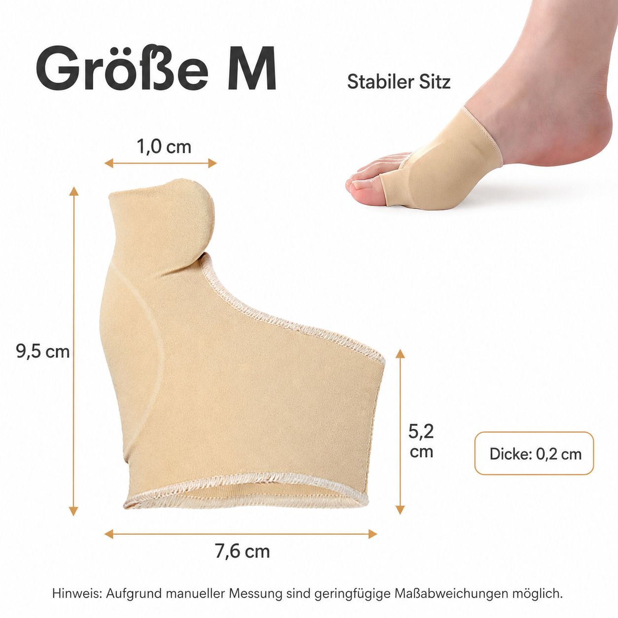 COOL-i Hallux-Bandage Set mit Zehenspreizer