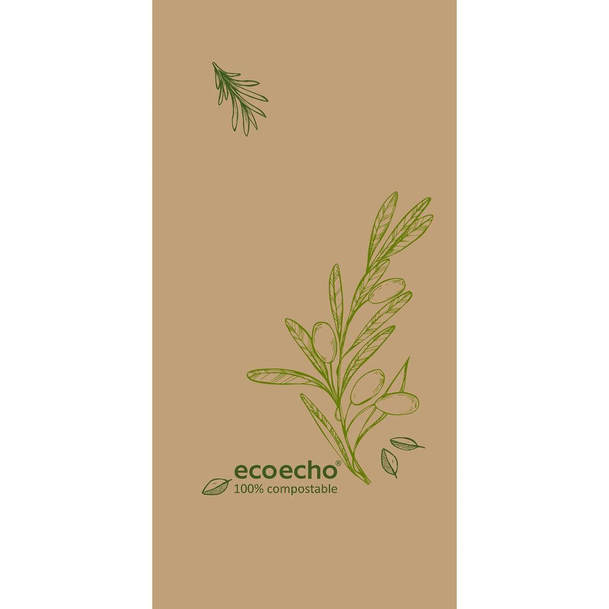 Zelltuchservietten 40 x 3-lagig 1/8 Kopffalz Veggies 4000 St Tücher