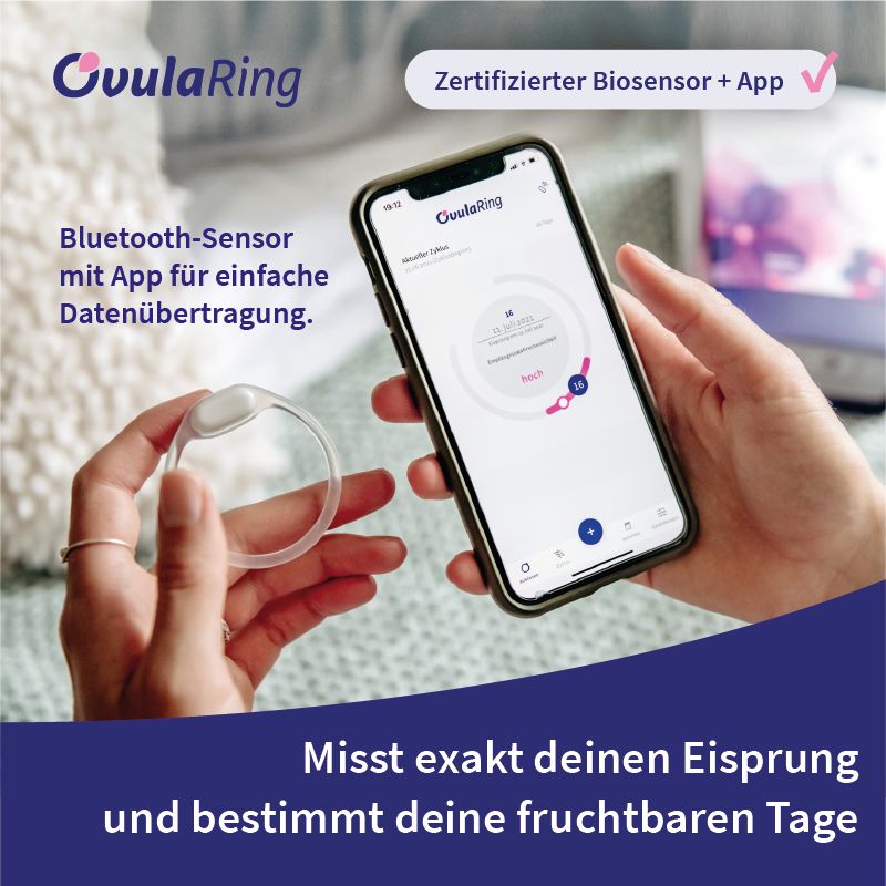 OvulaRing Zyklustracker - schwanger werden und Zyklus verstehen (6 Monate inkl. App)