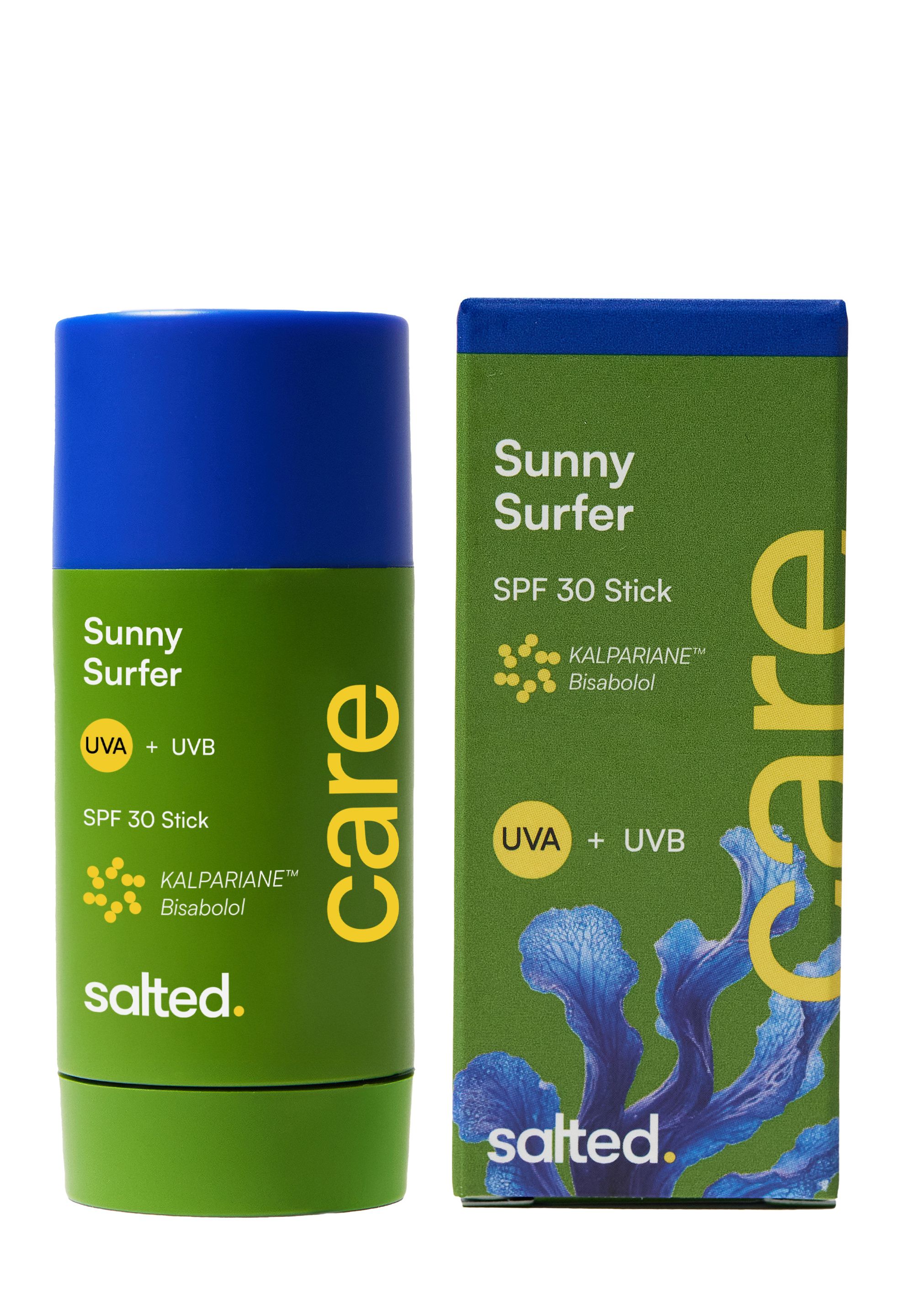 salted LSF 30 Sonnenschutz-Stick Sunny Surfer ohne Duft Fragrance-Free