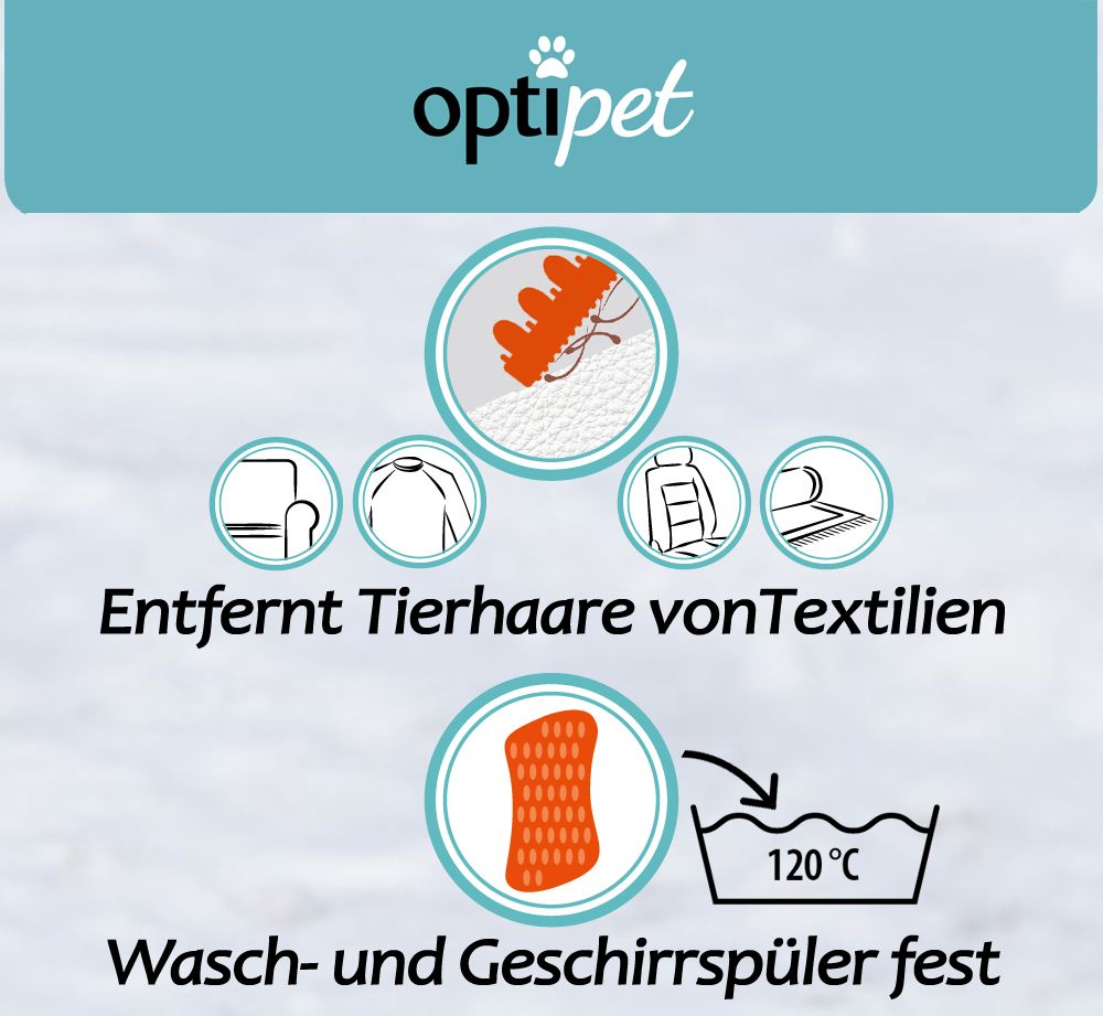 OptiPet Tierbürste für Kurzhaartiere
