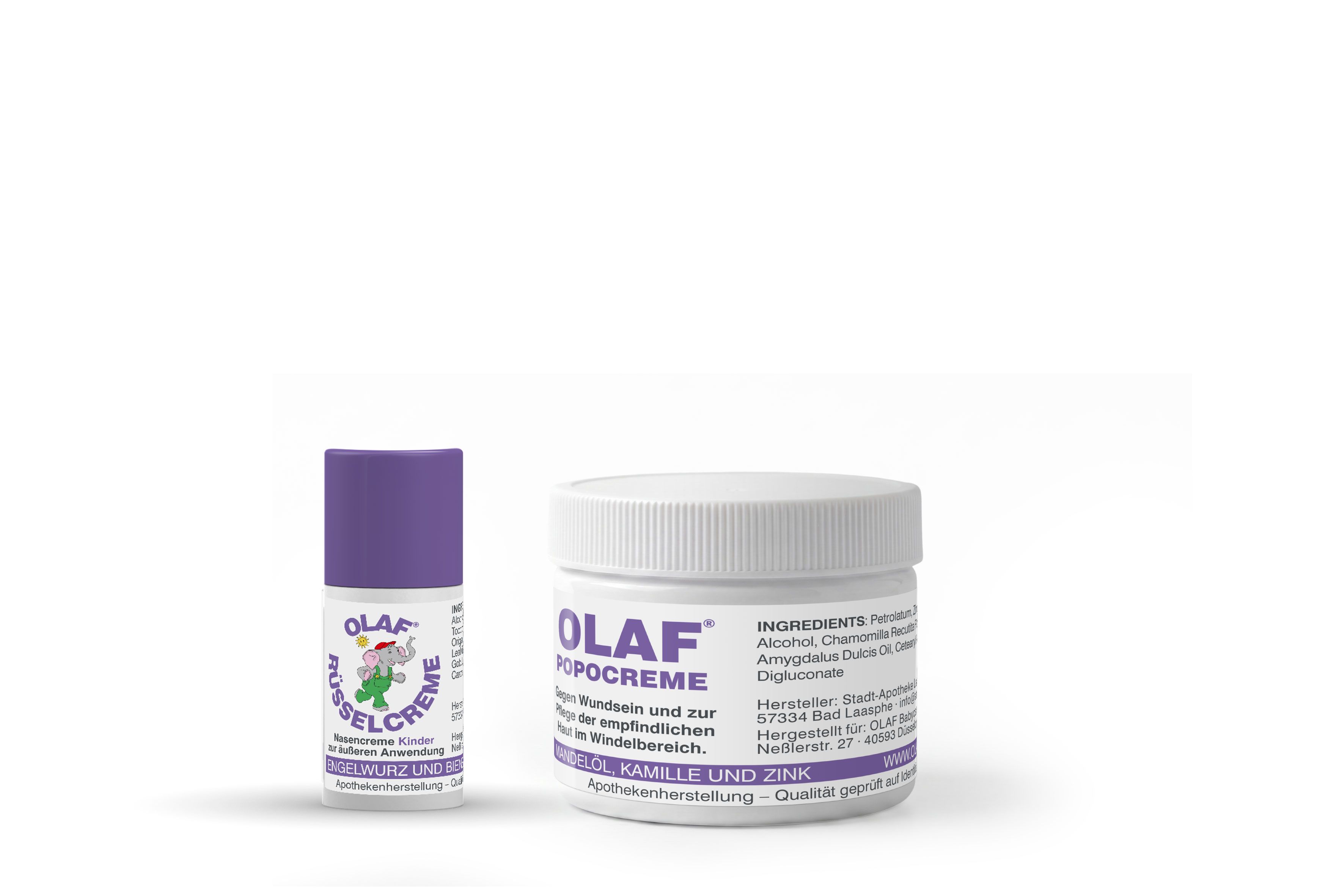 Olaf® Baby Pflege-Set – Nasencreme & Wundschutzcreme 1 St Körperpflege