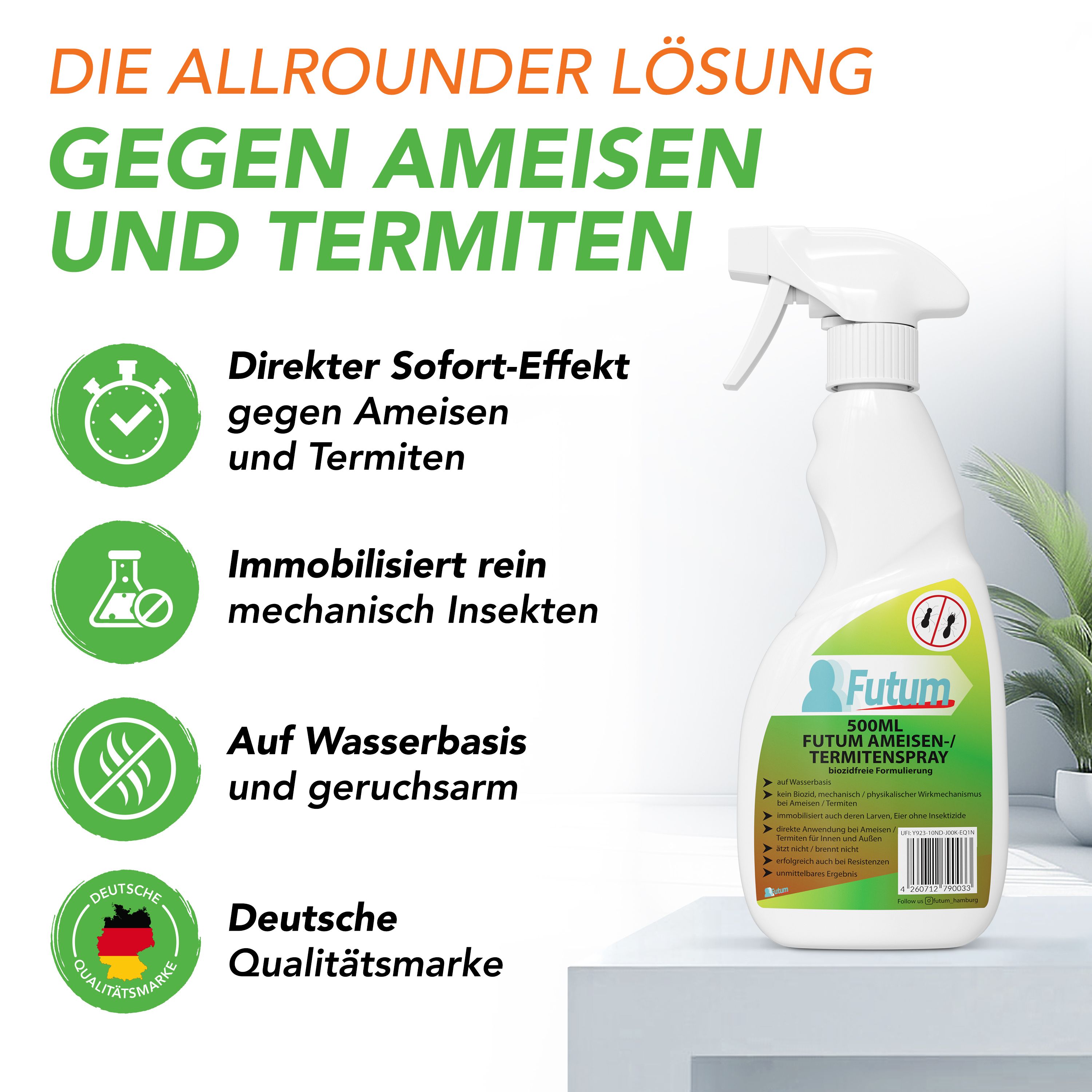 FUTUM 500ml Ameisen- / Termitenspray