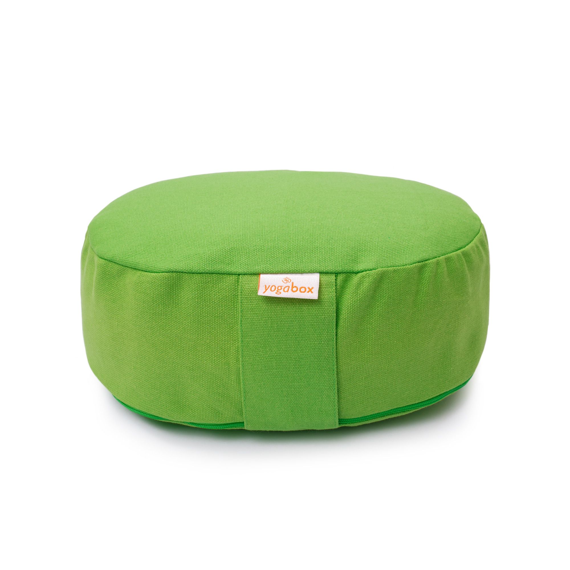 yogabox Yogilino® Reise Meditationskissen mini oval Basic - apfelgrün 26 x 21 9 cm 1 St