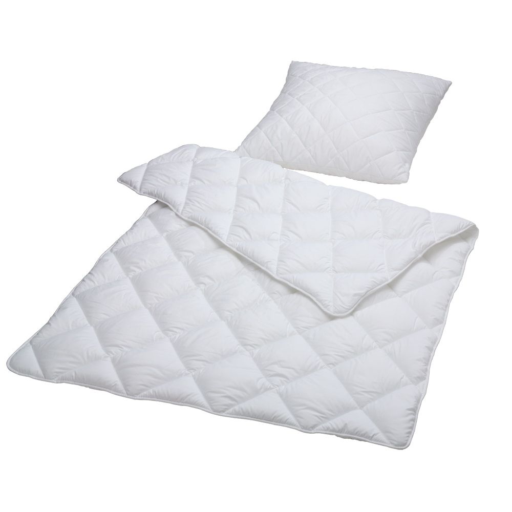 suprima 3810 Bett-Set (Steppdecke + Kissen 80x80)