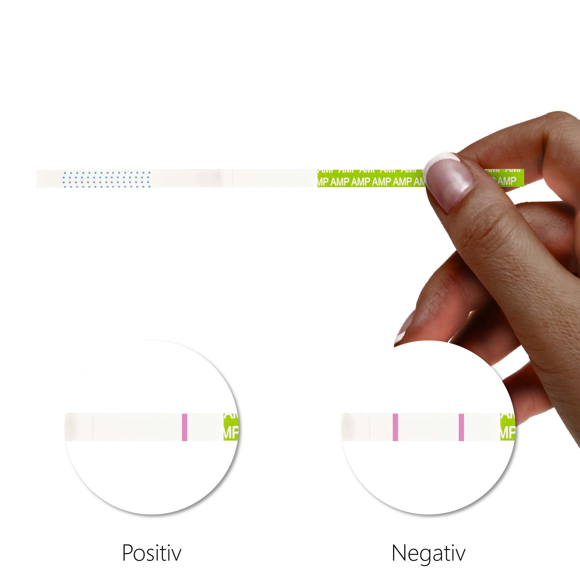 LuxmedIQ Drogenschnelltest für Amphetamin - Urin Drogentest Speed Pep - Cutoff 1.000 ng/mL