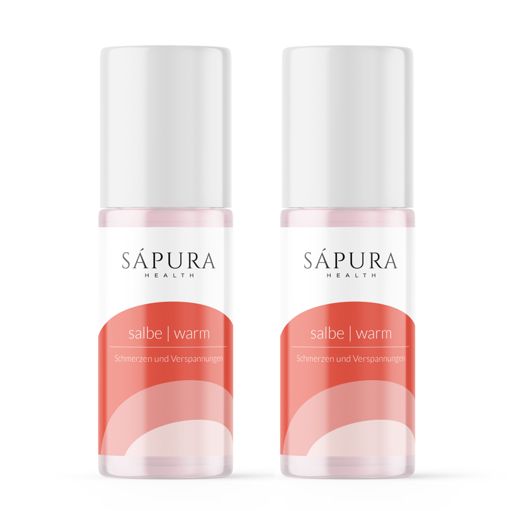 Wärmesalbe Roll-On - Wärmebalsam Muskelverspannung Nacken Schulter | SAPURA®