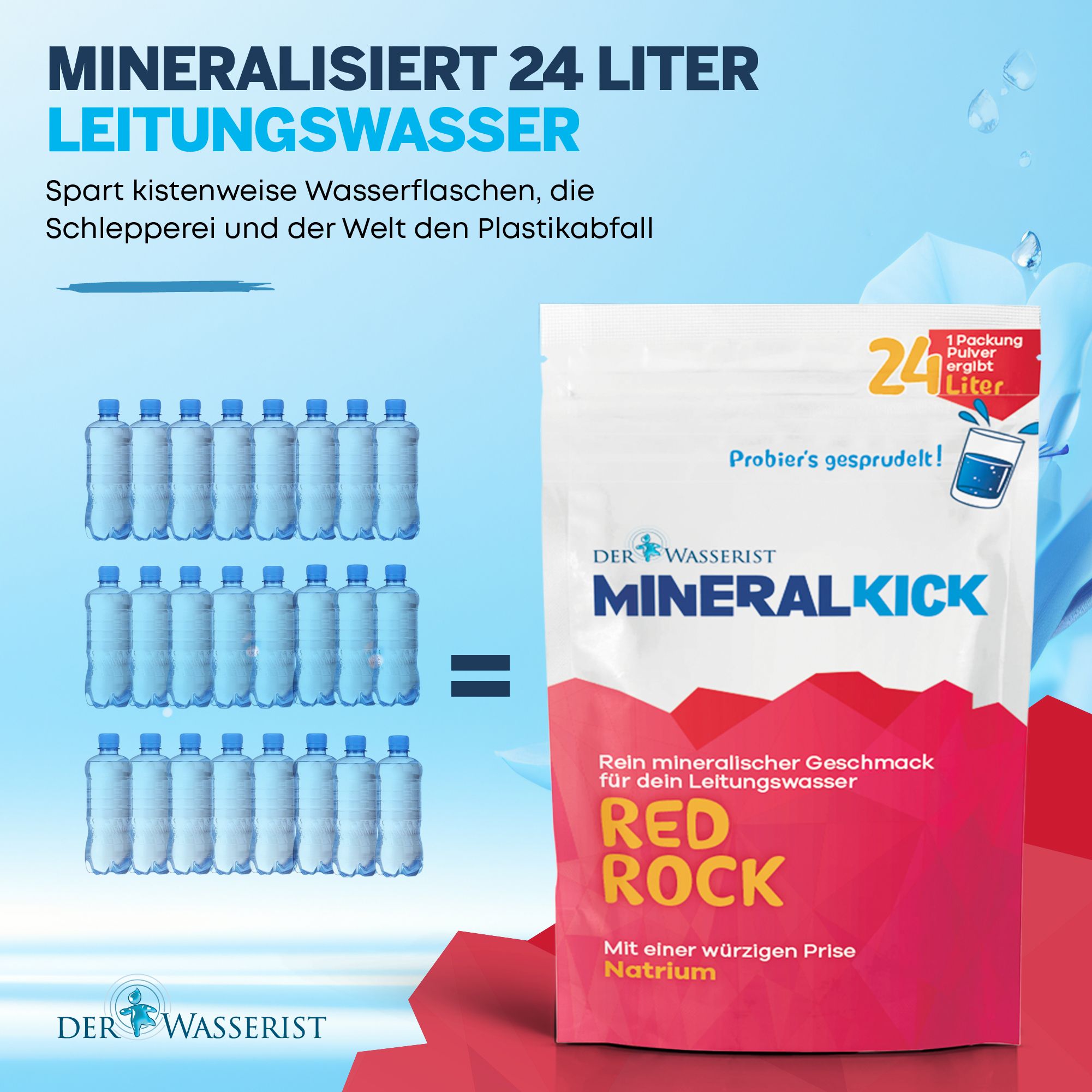 Der Wasserist MineralKICK RED ROCK