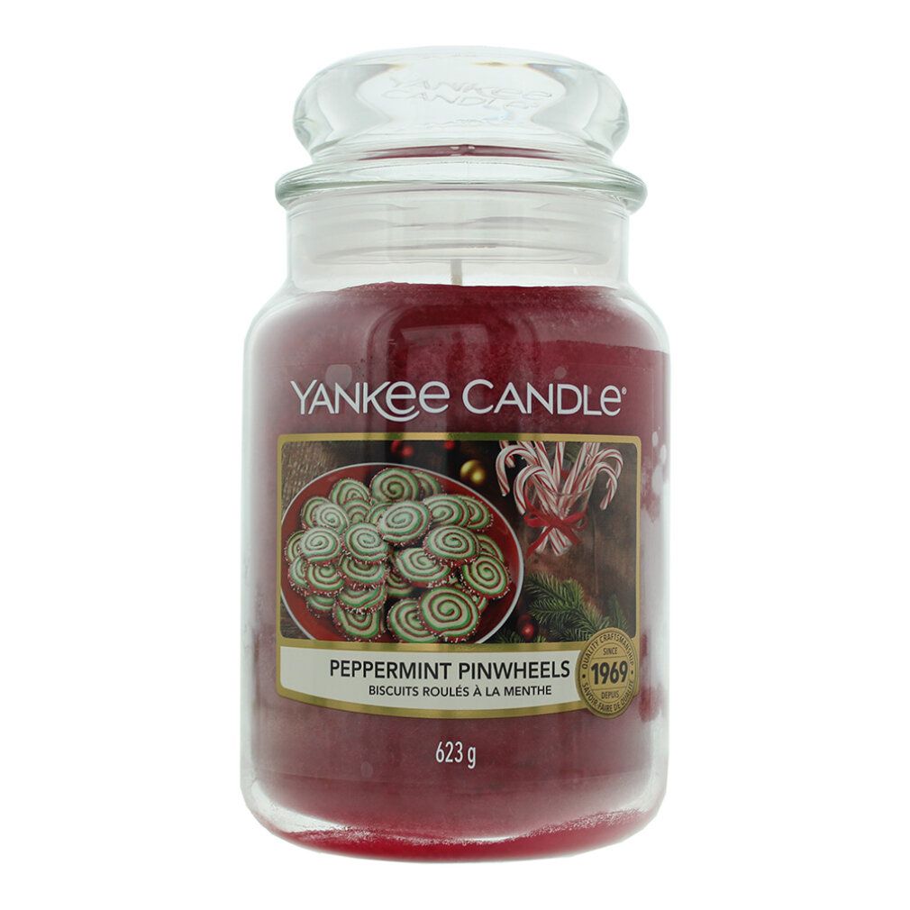 Yankee Candle Duftkerze Peppermint Pinwheels Large