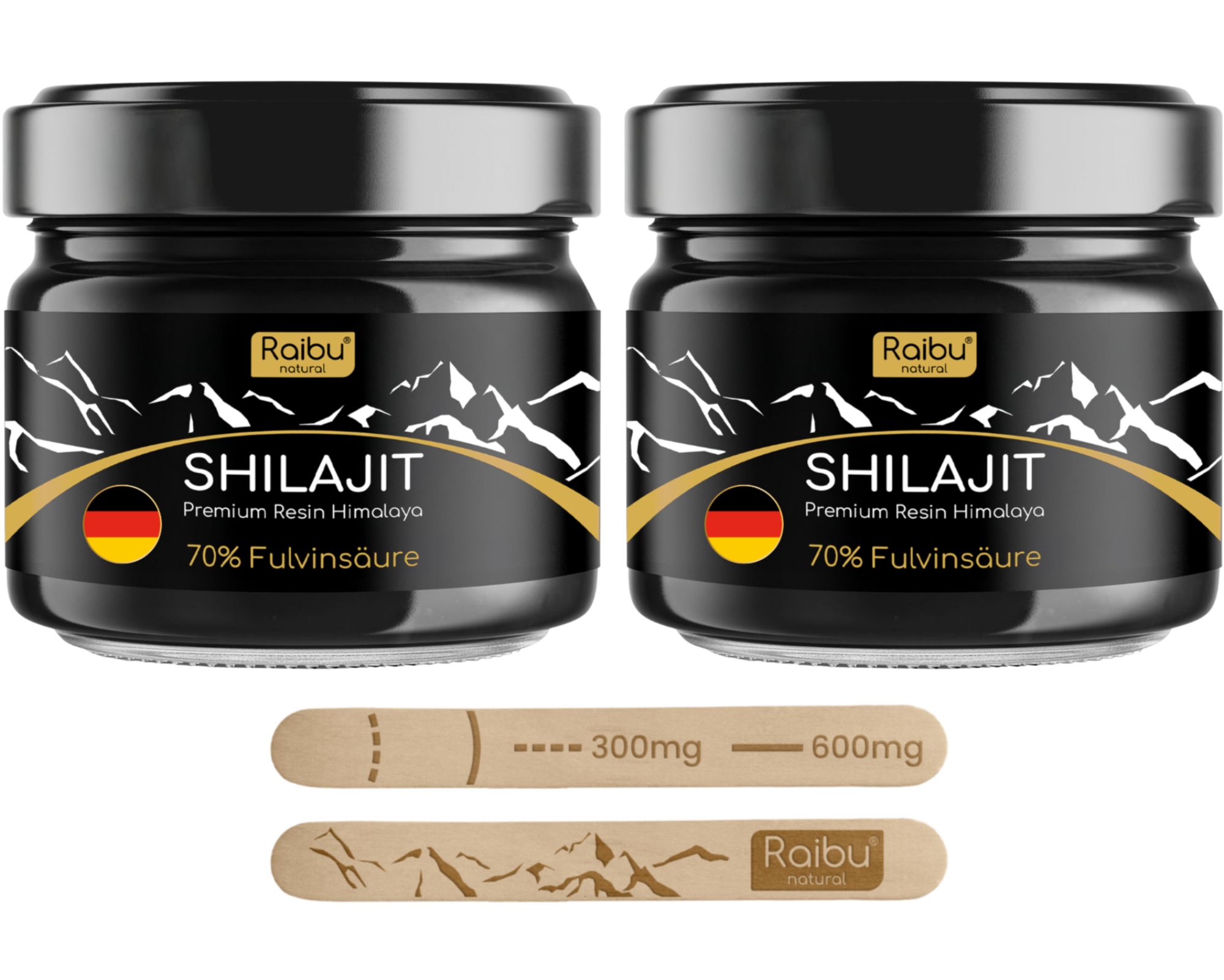 Shilajit Mumijo Himalaya – Laborgeprüft in Deutschland, Qualitätszertifikat – RAIBU