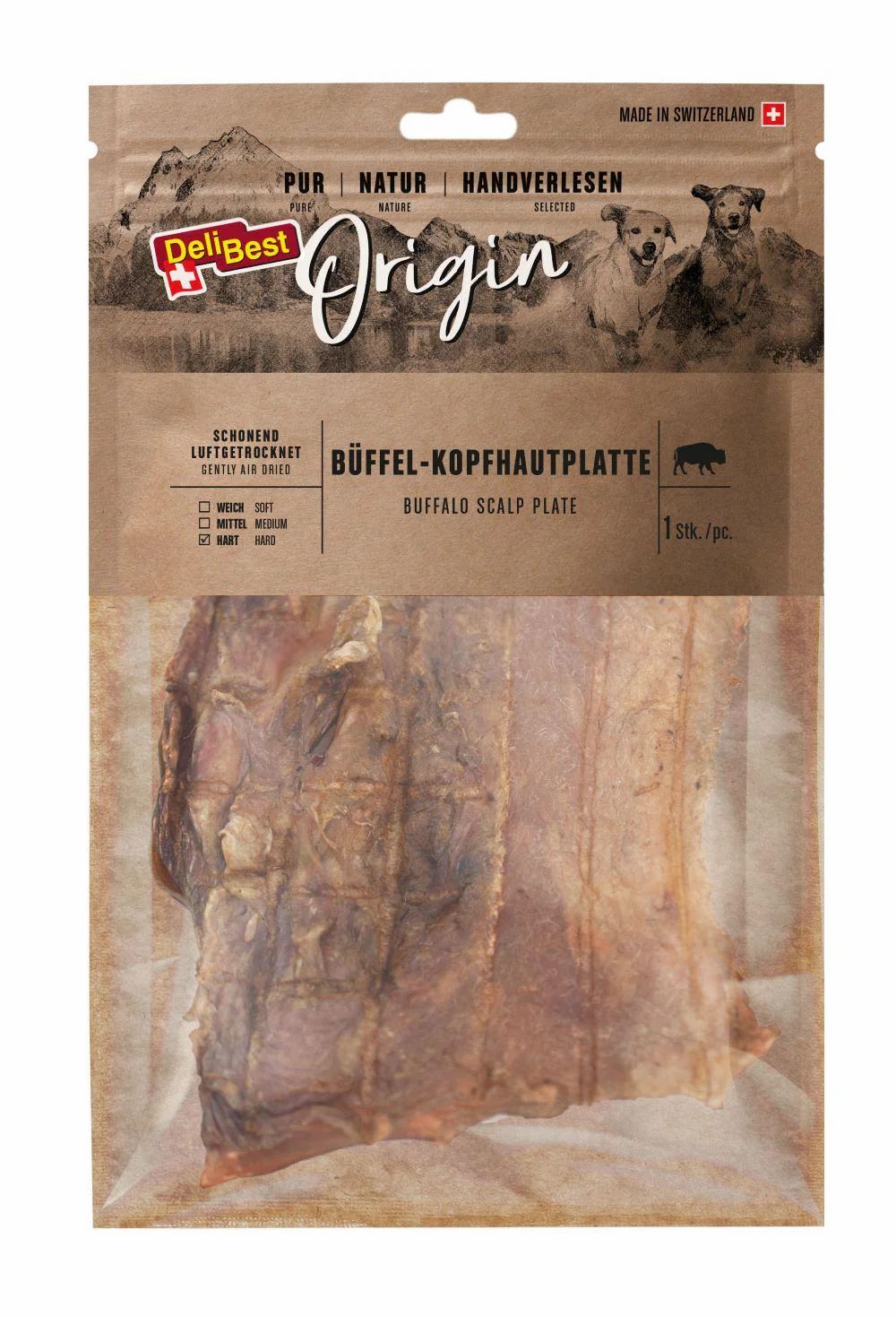 DeliBest Büffelkopfhautplatte 1 St Futter