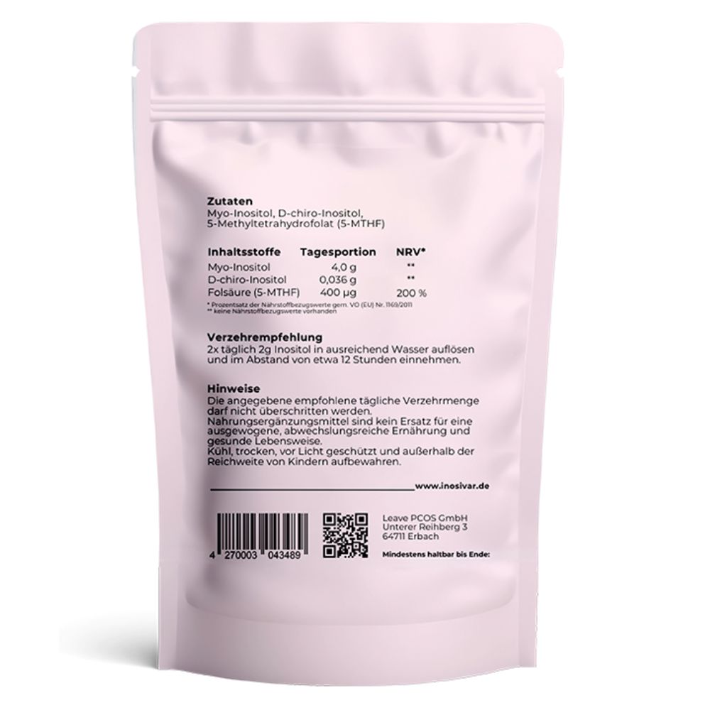 inosivar - Myo- & d-chiro-Inositol + Folat Pulver
