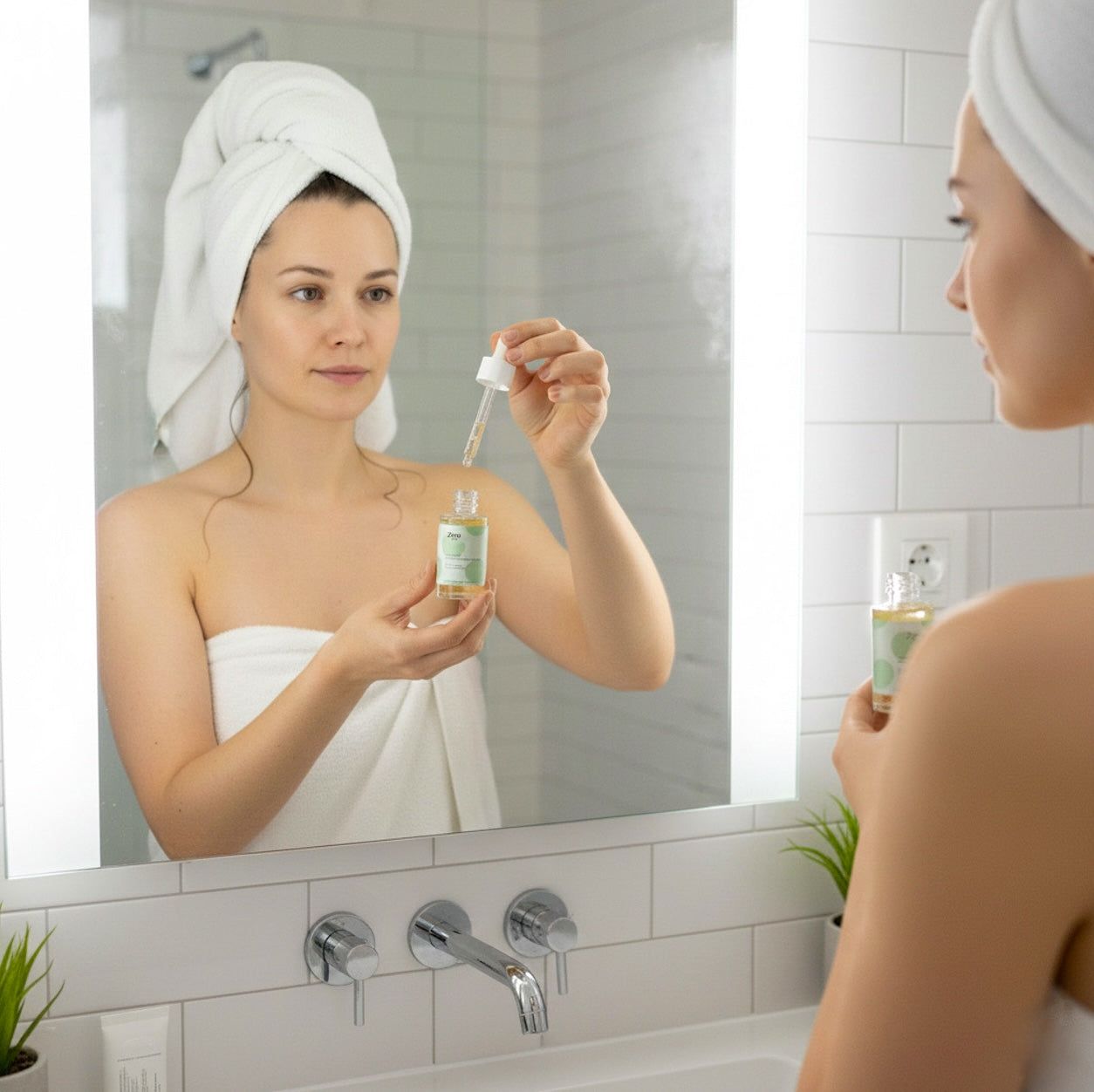 Zero Skin Bioaktives Präbiotika-Gelee-Serum, beruhigend hydratisierend für empfindliche Haut