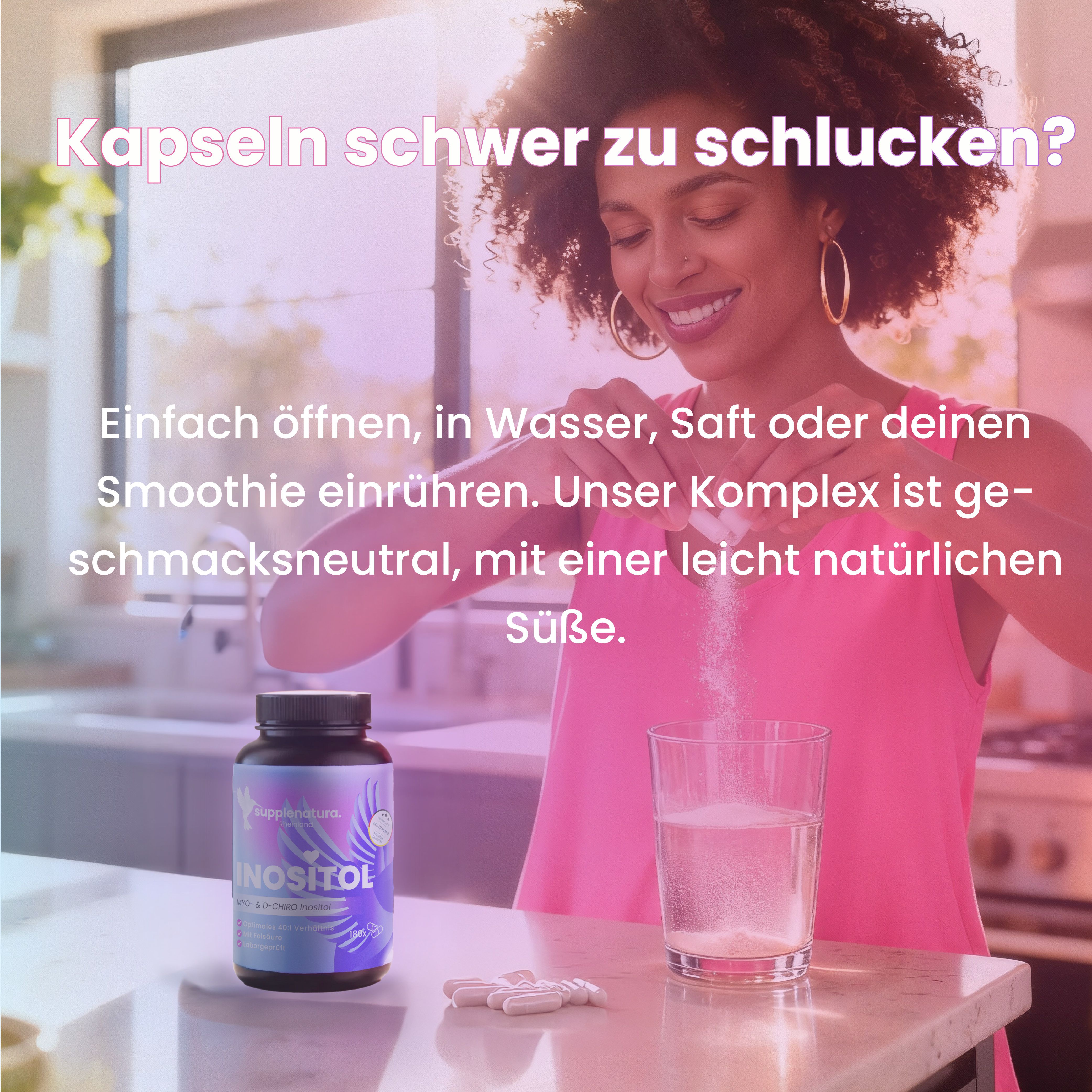 supplenatura Rheinland® Myo-Inositol mit Folsäure