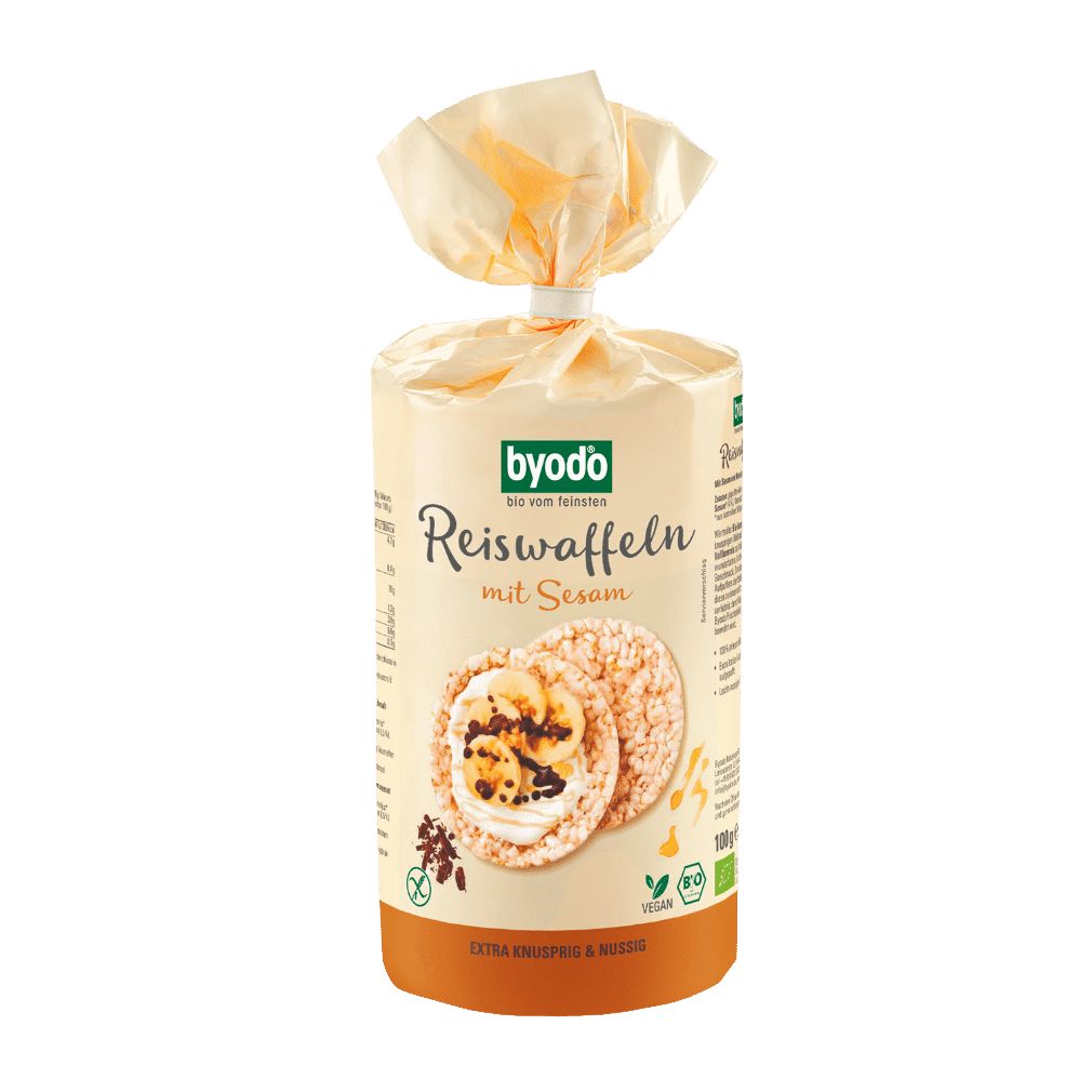 BYODO Bio Reiswaffeln mit Sesam