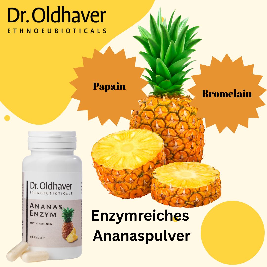 Dr. Oldhaver Ananas Enzym mit Vitaminen