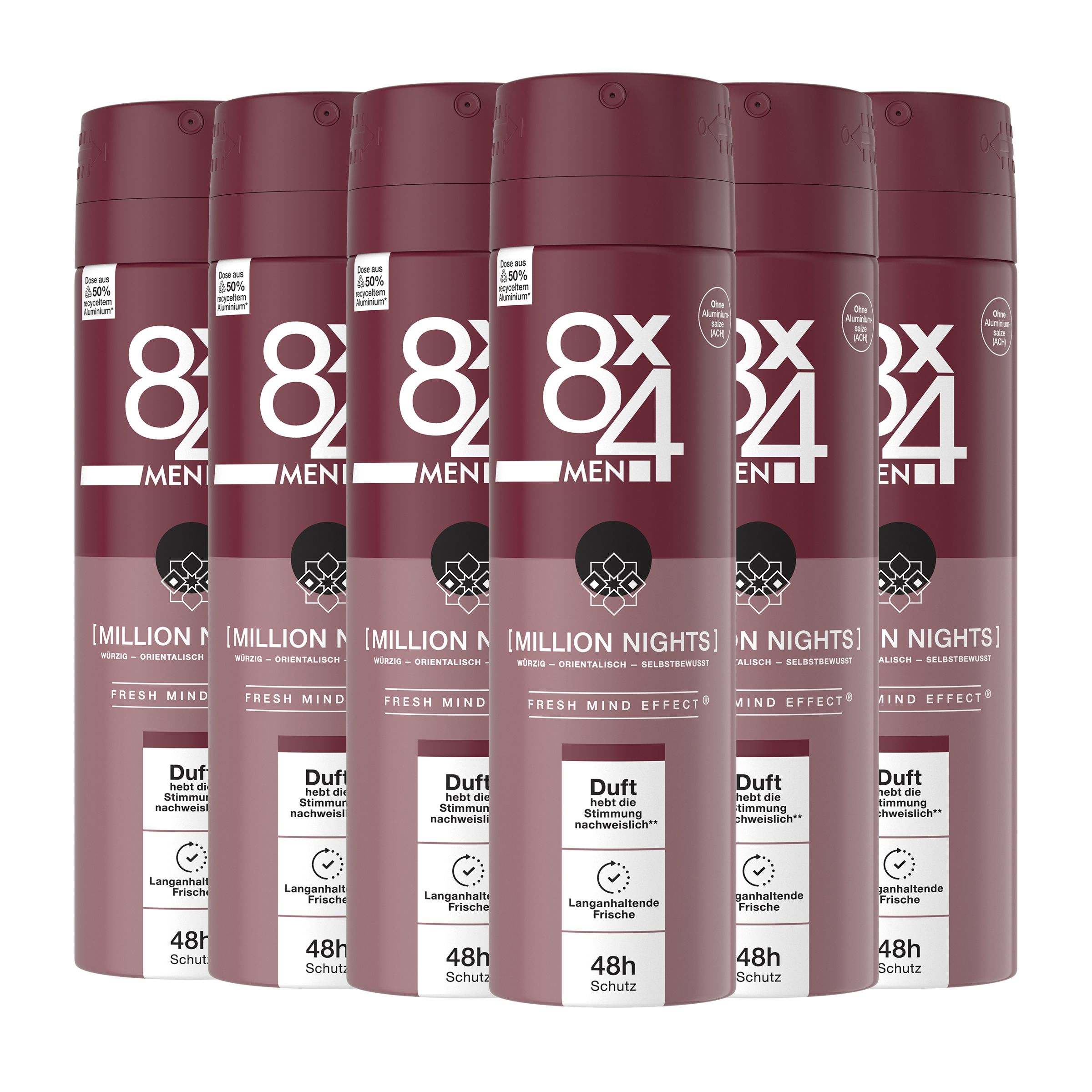 8x4 MEN Deo Spray Million Nights