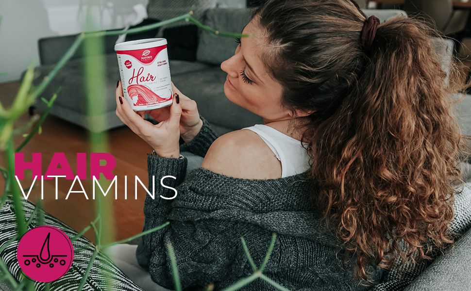 Nature's Finest Hair Vitamins - Haarvitamine für glänzendes, starkes und gesundes Haar mit Biotin