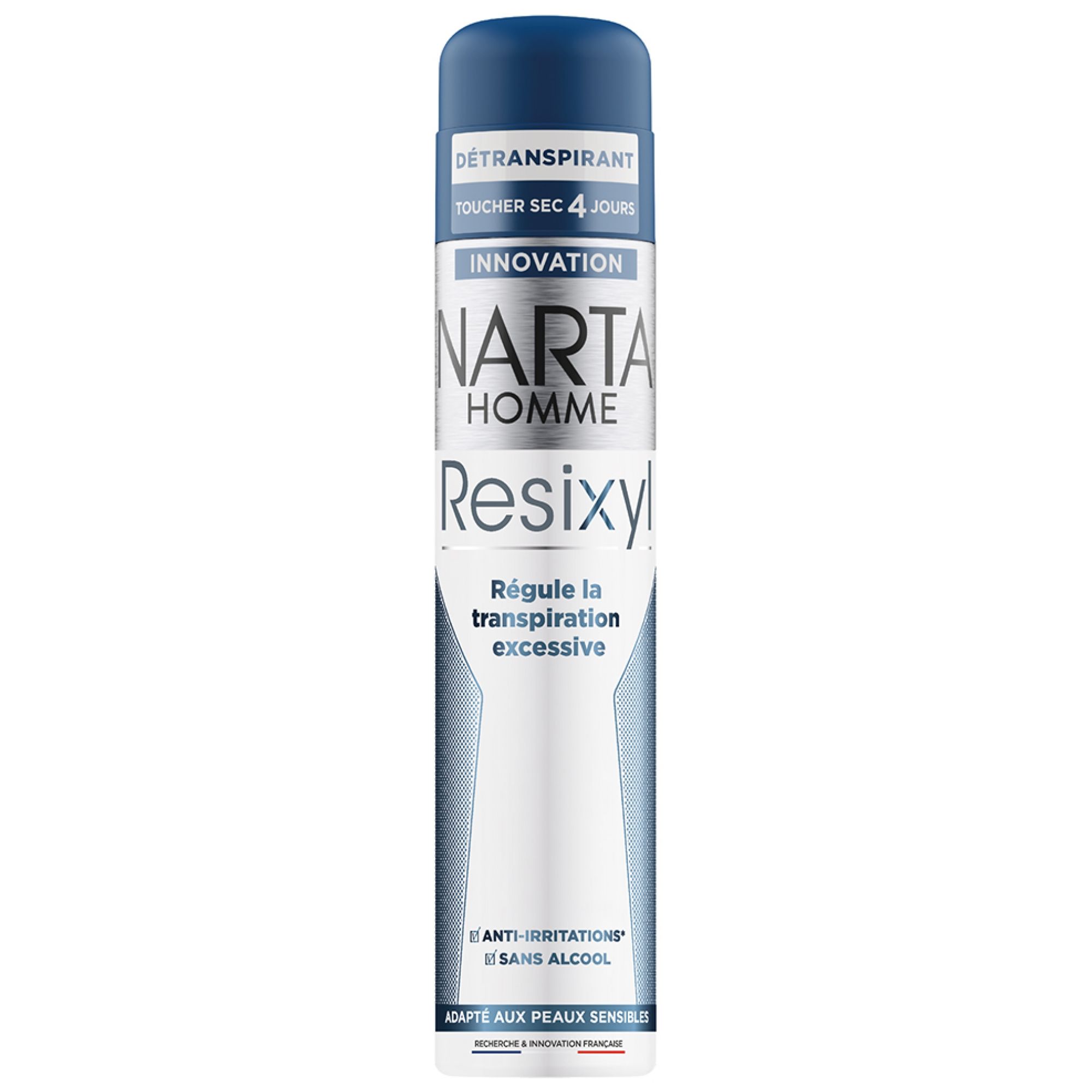 Narta Herren Résixyl Anti-Transpirant 4 Tage Spray 21,6x4,5x4,5 cm