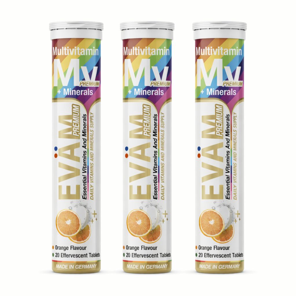 Multivitamin + Mineralien Brausetabletten - 3 Set 60 St