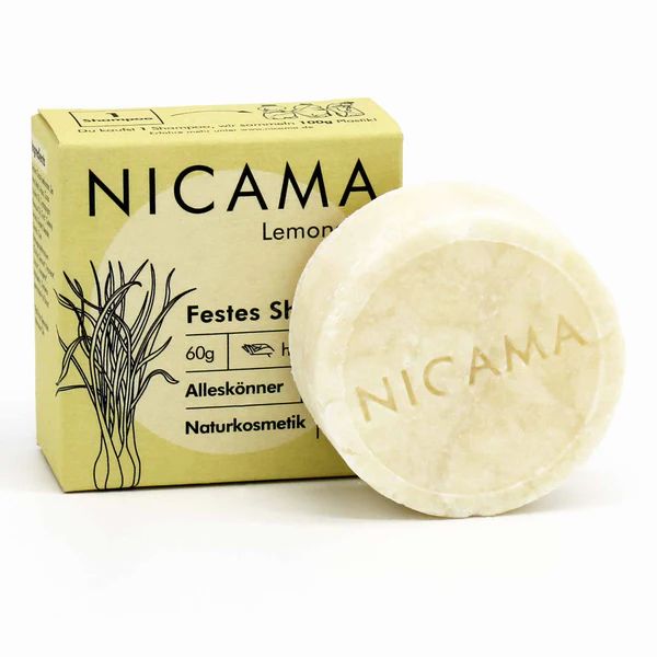 NICAMA Festes Shampoo Lemongras 60g